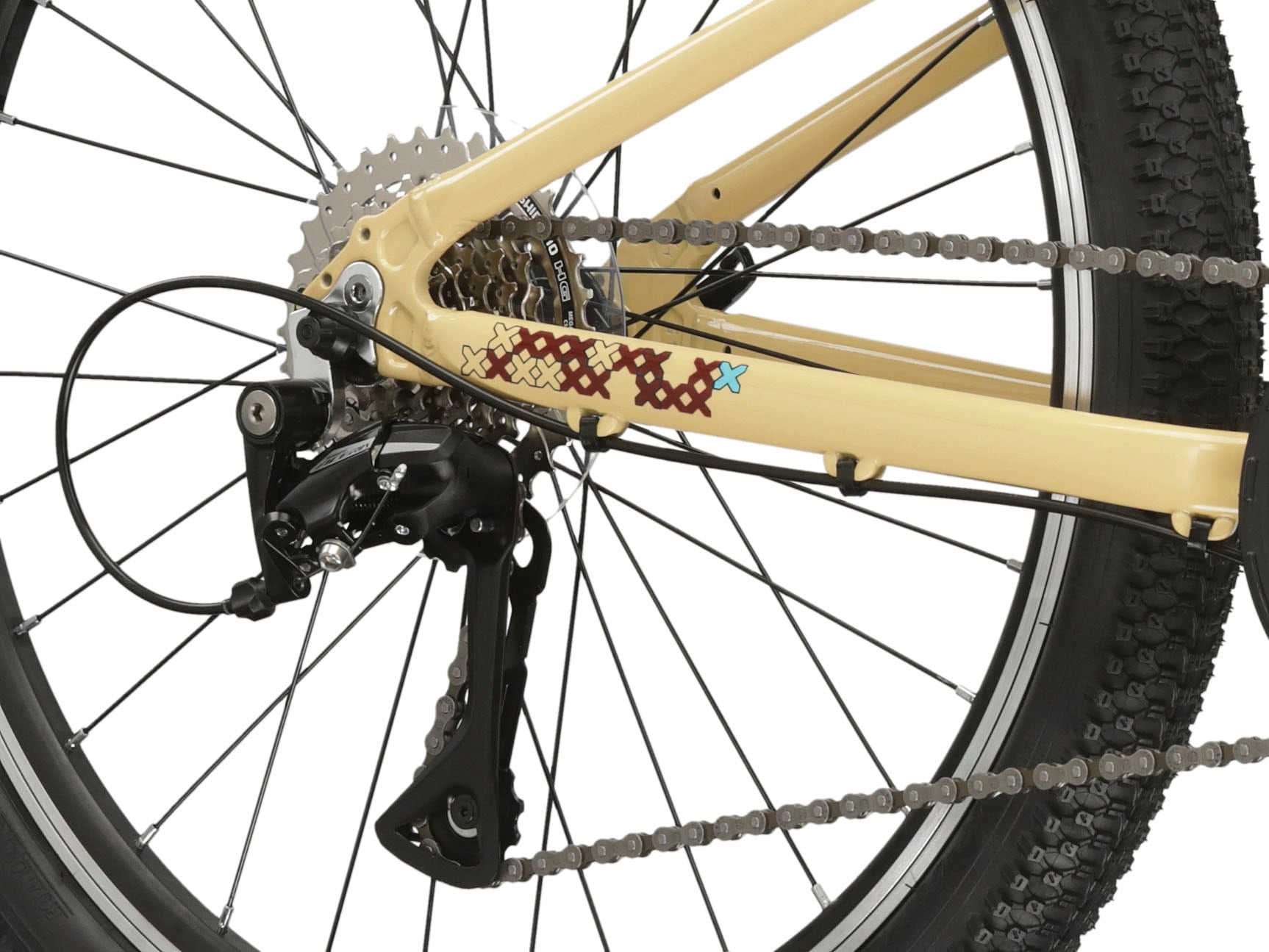 Kross Kinderfahrrad »Kinder-MTB Level Jr 1.0«, 8 Gang, Shimano, TOURNEY TX800 Schaltwerk, Kettenschaltung