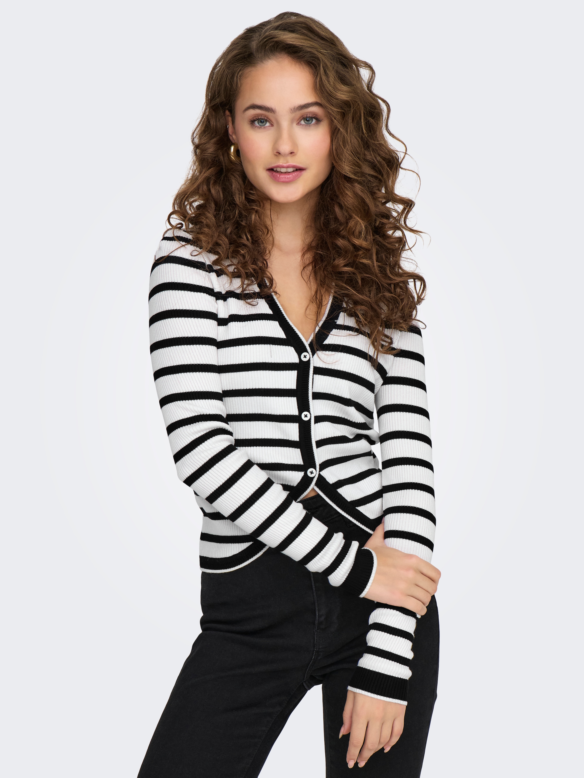 ONLY Strickjacke »ONLMEDDI LS V-NECK CARDIGAN CC KNT«