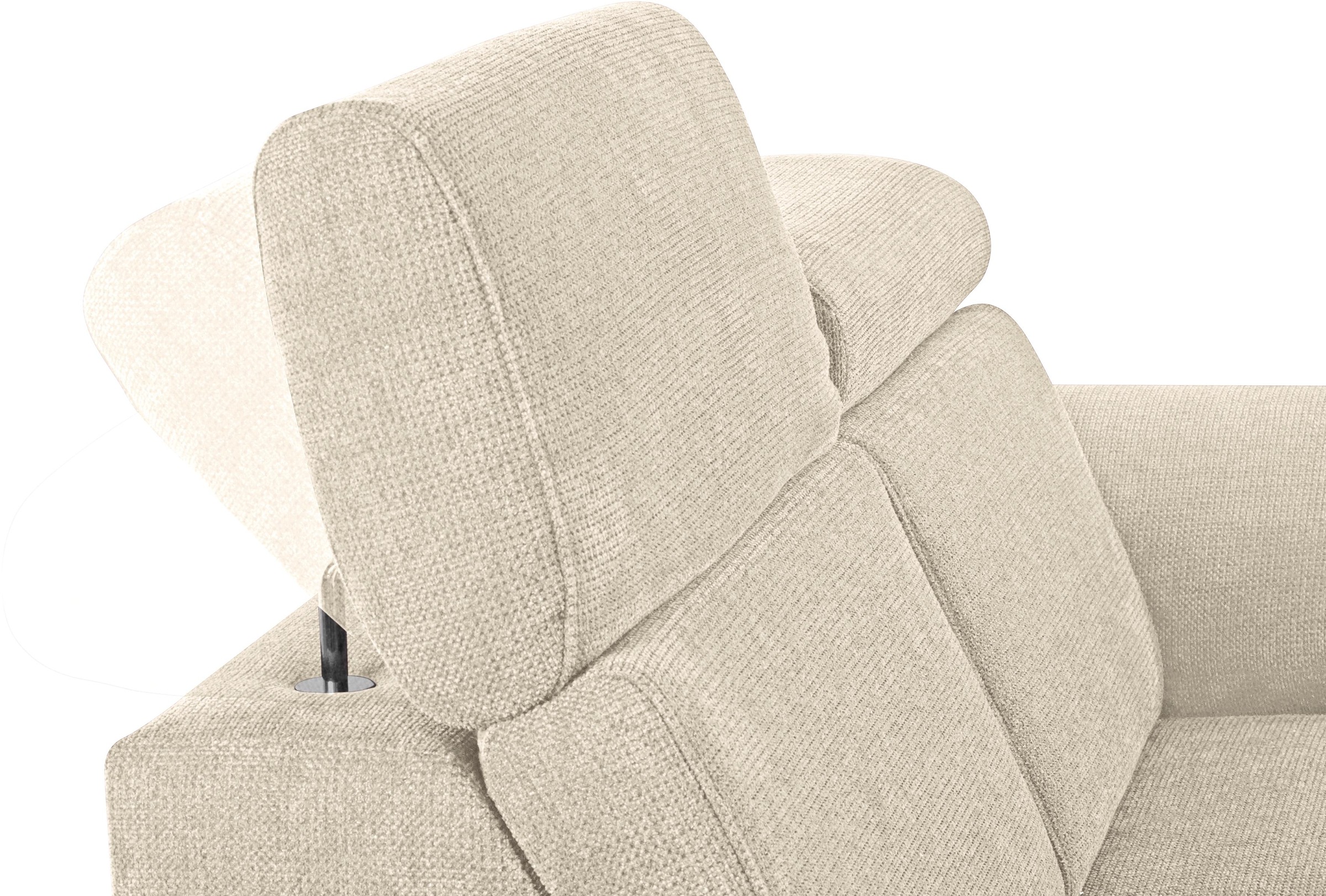 sit&more 2-Sitzer »Arngast«, inklusive Federkern und Kopfteilverstellung