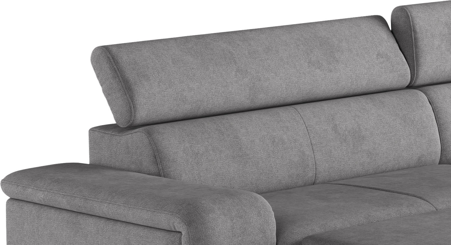 COTTA Ecksofa »Emma L-Form«, mit Kopfteilverstellung, wahlweise mit Bettfunktion & Bettkasten