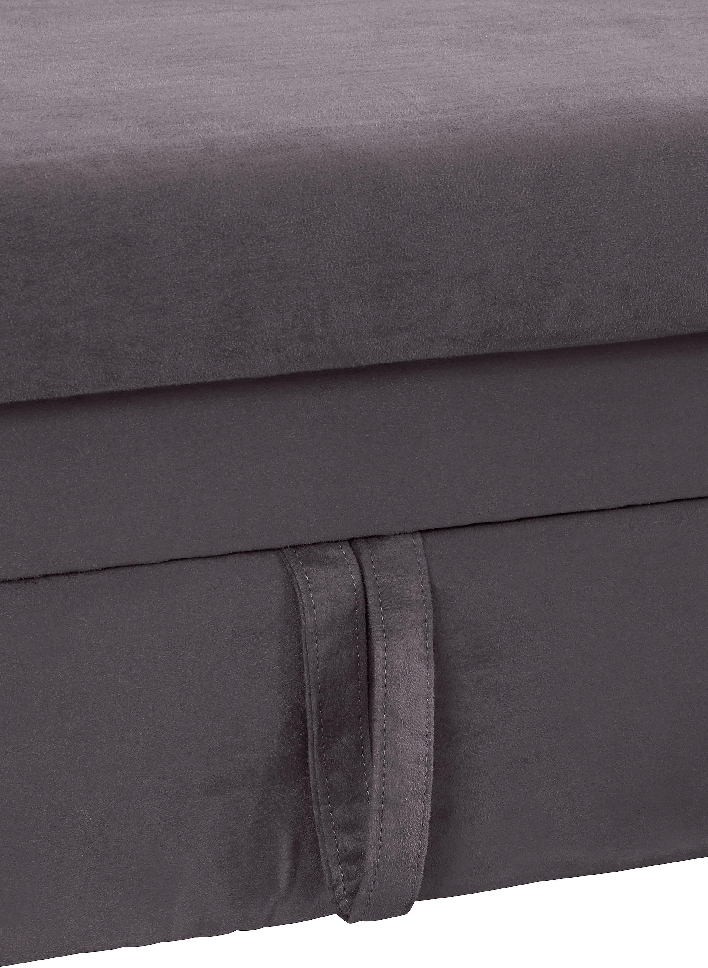 COTTA Ecksofa »Caluso L-Form«, mit Kopfteilverstellung, wahlweise mit Bettfunktion & Bettkasten