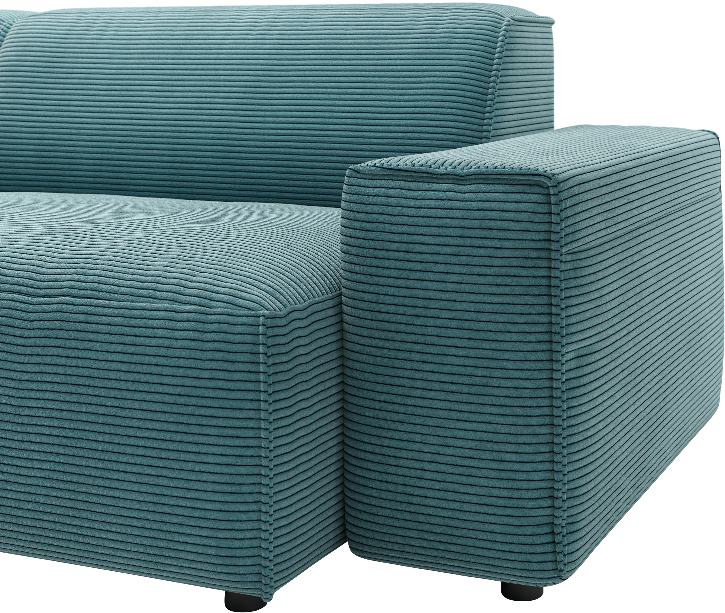 andas Ecksofa »Glimminge L-Form auch in Breitcord, Feincord + Easy care-Bezug,«, Breite 234, Zierkissen