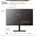 CSL All-in-One PC »Unity PRO F24B-GLS«, eingebaute HD-Webcam inkl. Mikrophon mit Ein-/Ausschalter