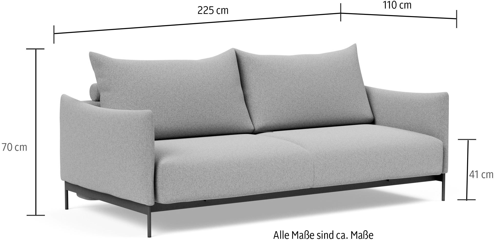 INNOVATION LIVING ™ Schlafsofa, hohe Rückenlehne, inklusive Bettaufbewahrung