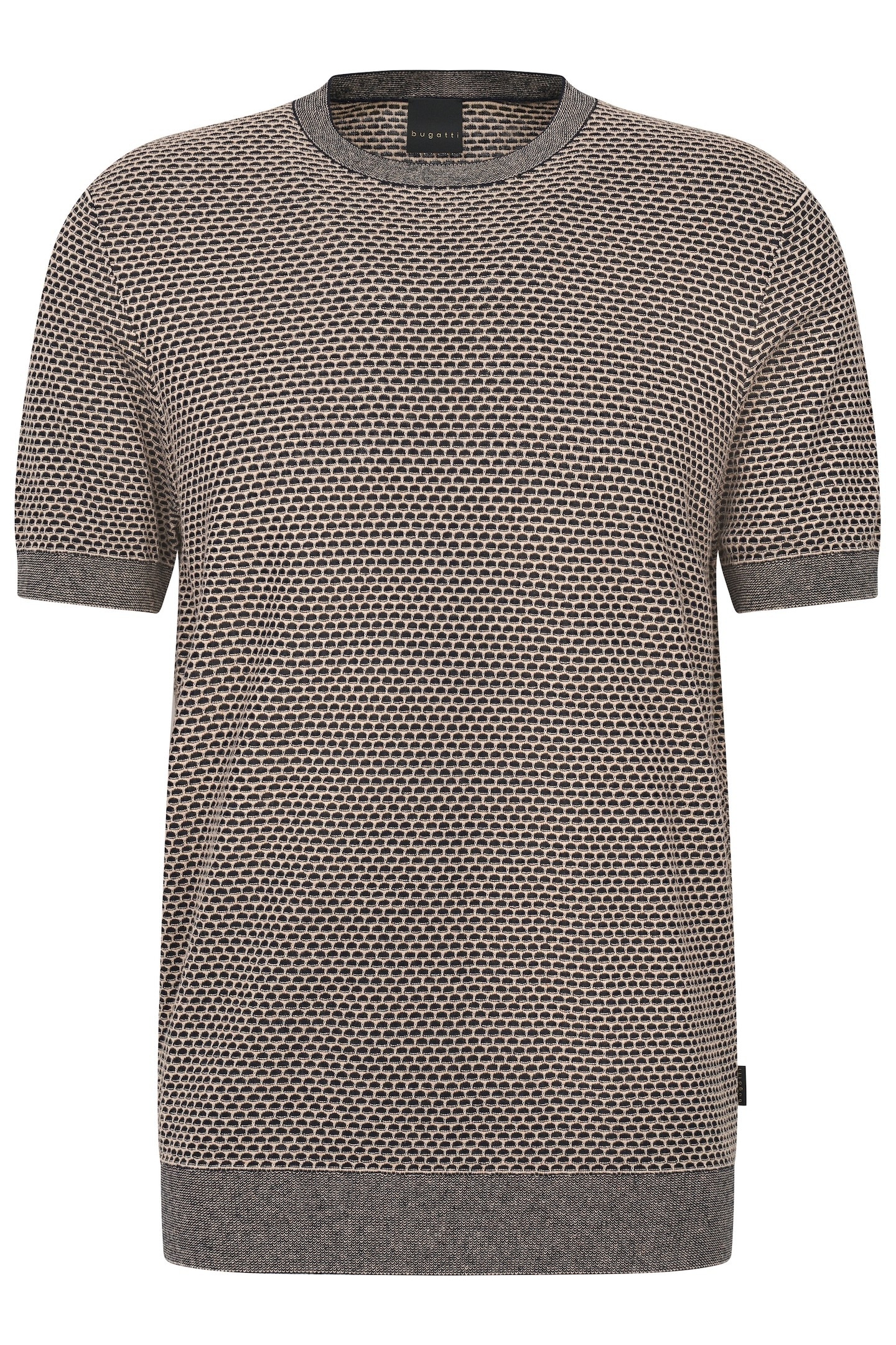 bugatti T-Shirt, mit Wabenstruktur