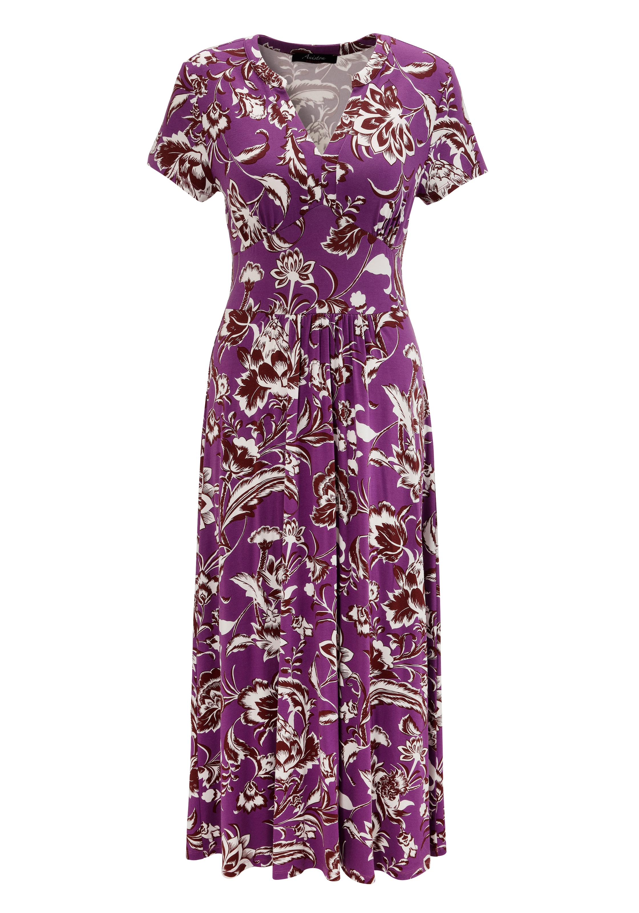 Aniston CASUAL Sommerkleid, mit großflächigem Blumendruck