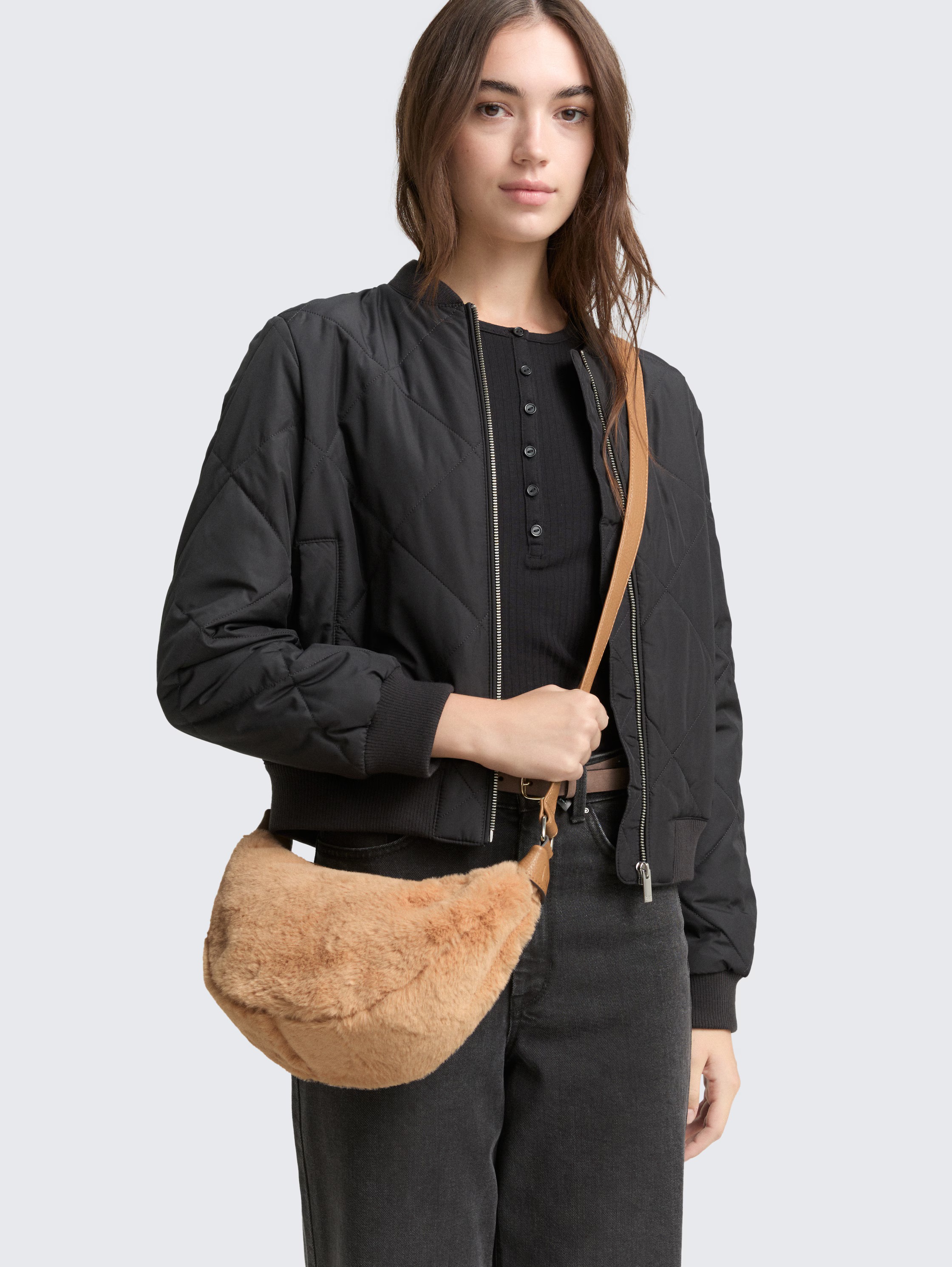 TOM TAILOR Denim Umhängetasche »Liriel Winter«, Schultertasche, Handtasche, Tasche Damen