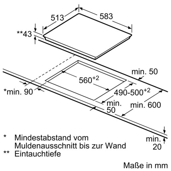 SIEMENS Elektro-Herd-Set »EQ211KA00«, HE213ABS0, (Set), mit 3D-Heißluft