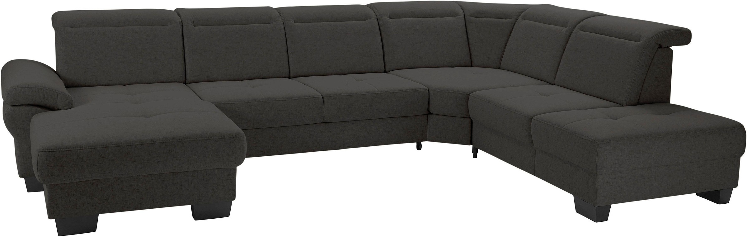 Home affaire Wohnlandschaft »Cornwall U-Form« inkl. Sitztiefenverstellung, günstig online kaufen