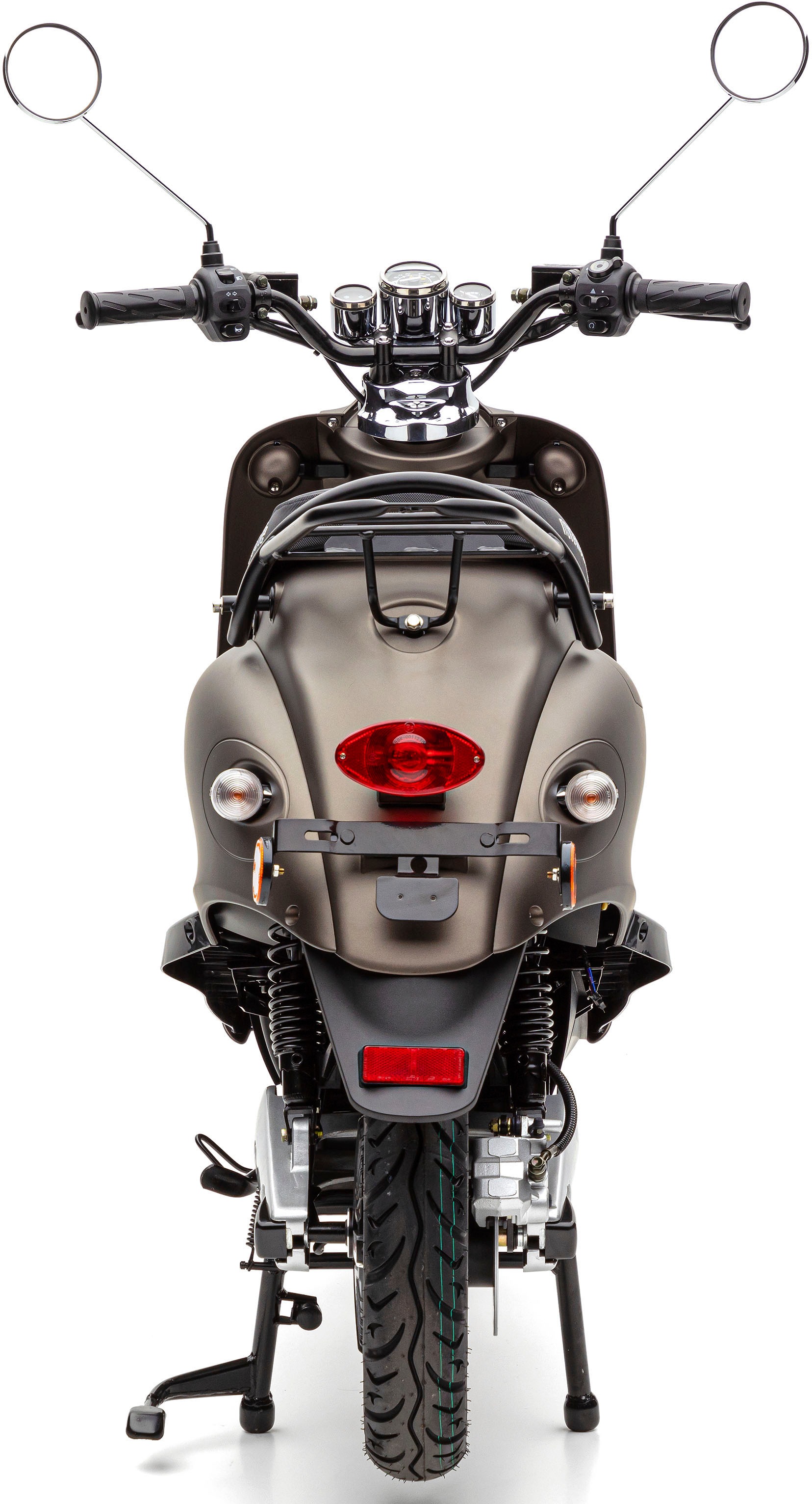 Nova Motors E-Motorroller »eRetro Star Li« bis zu 40 km Reichweite, härteverstellbare Dual-Stoßdämpfer hinten