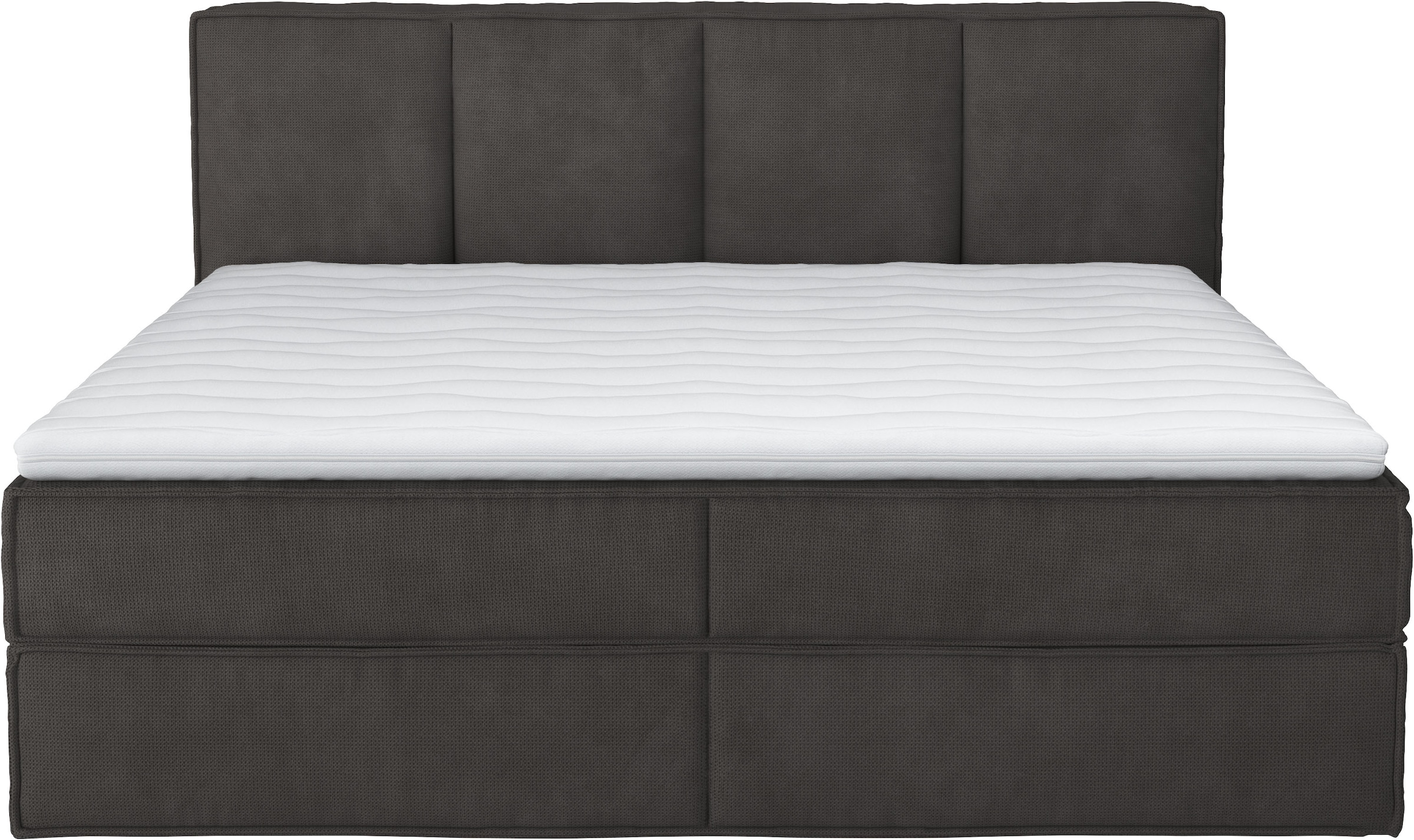 Home affaire Boxspringbett »Sacy«, Boxbett inkl. Topper, 2 Matratzen, Härtegrade H2, H3 und H4 wählbar