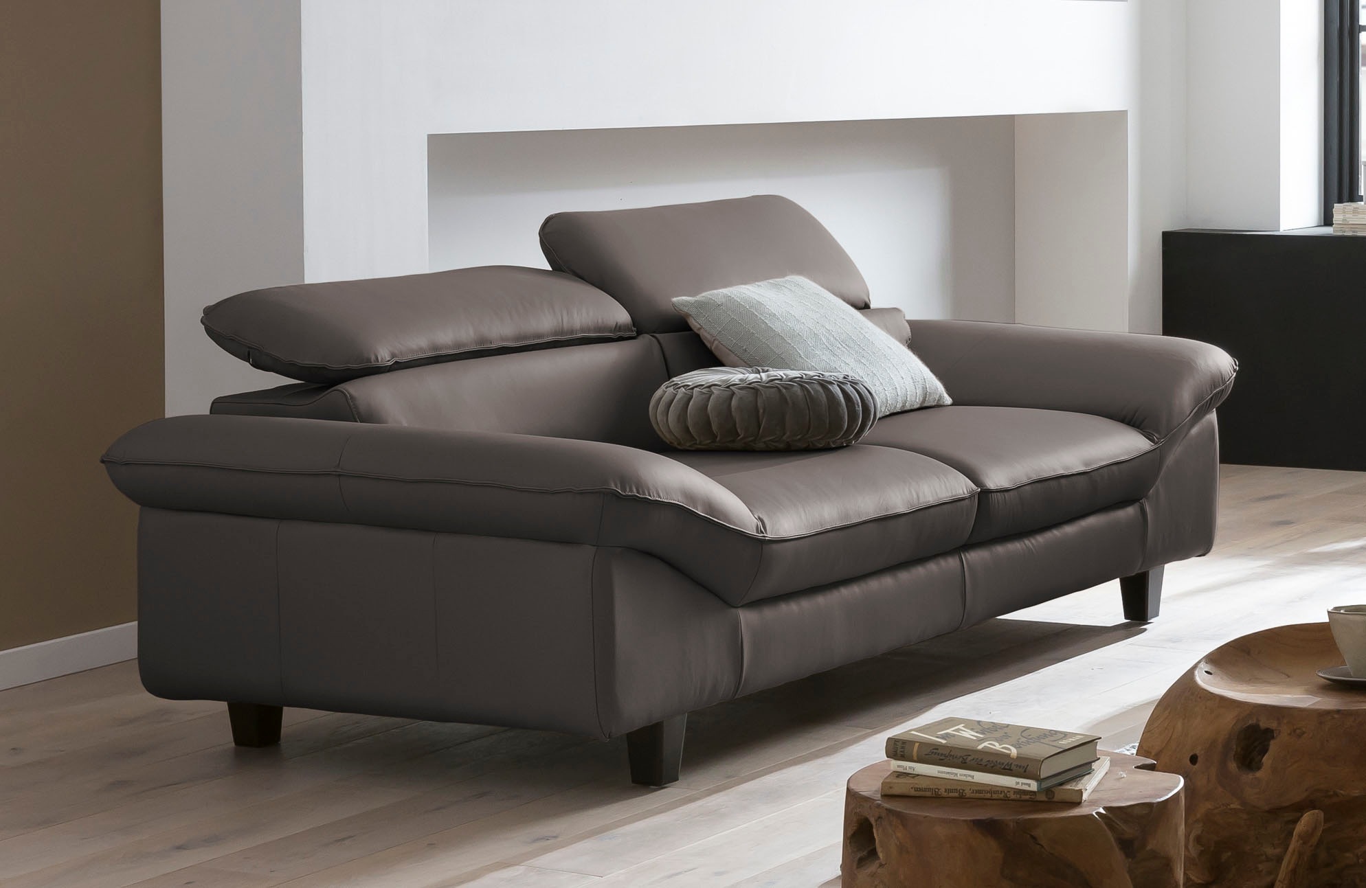 Home affaire 2-Sitzer »Pilot«, Big-Sofa mit Kopfteilverstellung