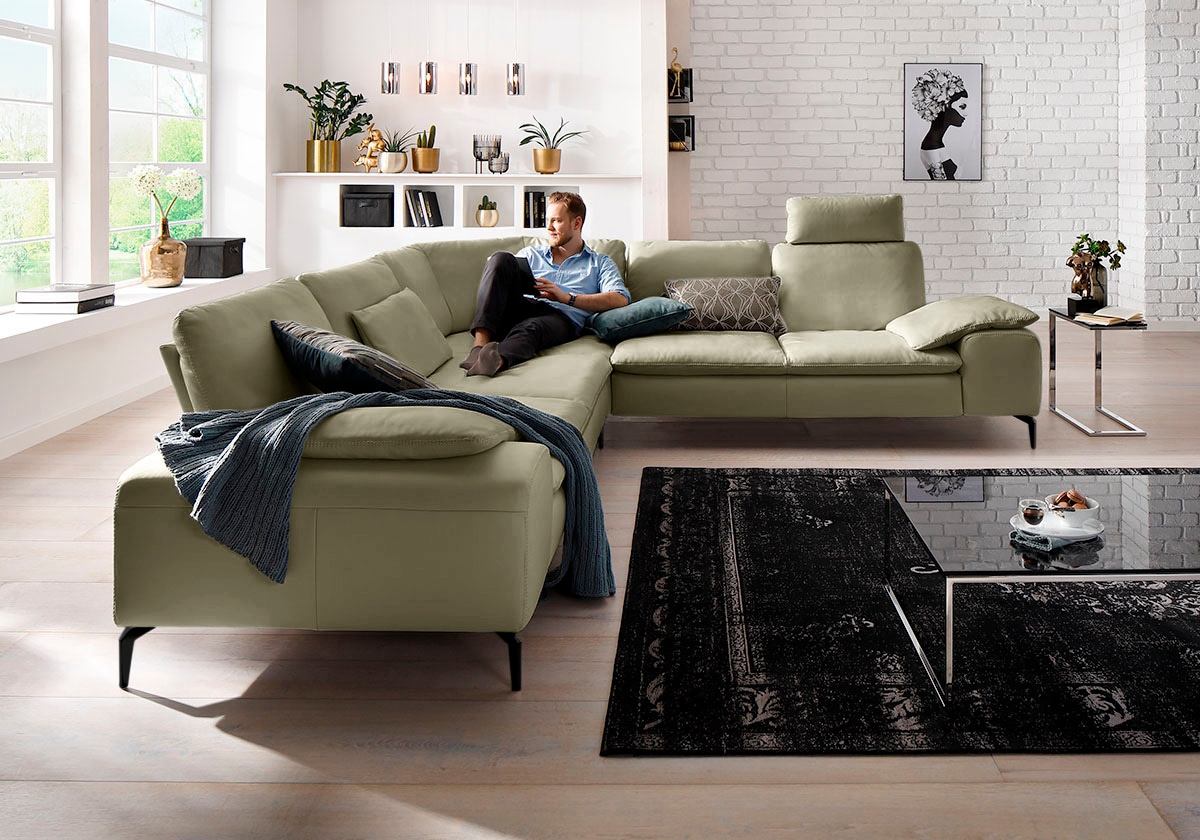 W.SCHILLIG Ecksofa »valentinoo, Designsofa, elegant und bequem, L-Form«, (S günstig online kaufen