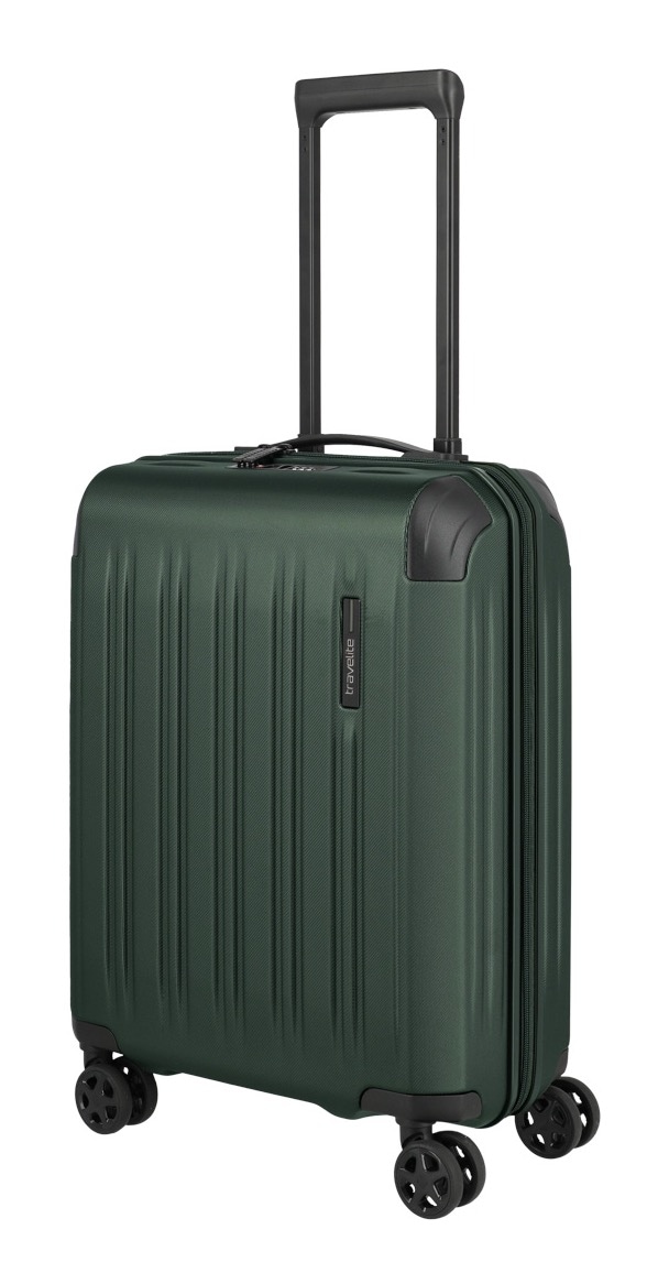 travelite Trolleyset »DYNAMIIC S/M/L, verschiedene Farben«, (Set, 3 tlg., S/M/L), Hartschalen-Koffer ABS Volumenerweiterung bei M/L