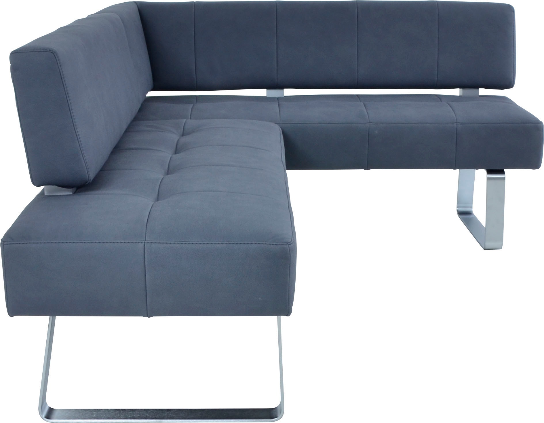 K+W Komfort & Wohnen Eckbankgruppe »Spider II«, (Set, 4 tlg.), langer Schenkel 227cm, 2 Freischwinger, Auszugstisch in Breite 130 cm