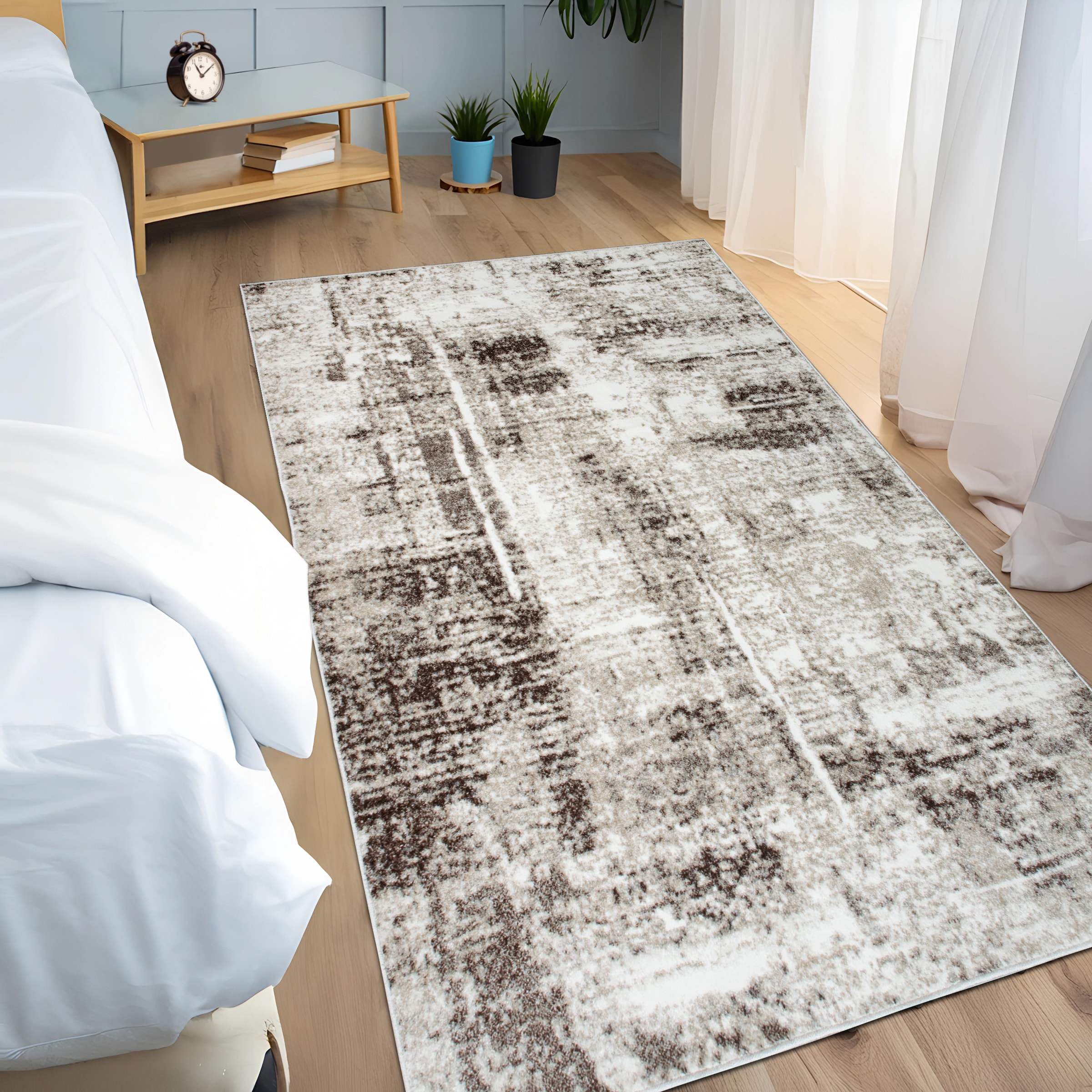 my home Teppich »Salsa«, rechteckig, 9 mm Höhe, mit besonders weichem Flor, Kurzflor, im Vintage-Look, dichte Qualität