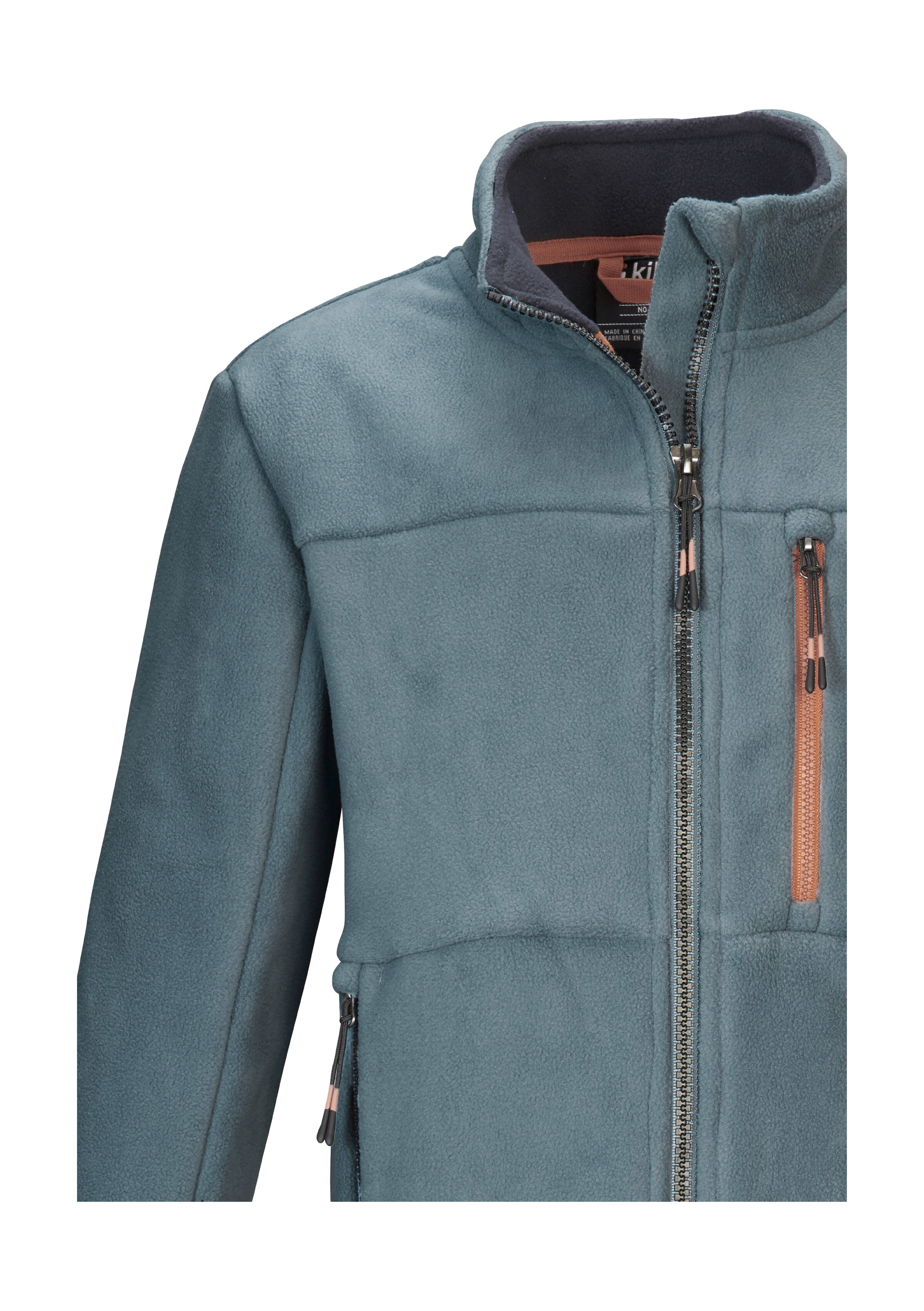 Killtec Fleecejacke »KOW 225 BYS FLC JCKT«, Kinder Fleecejacke mit Stehkragen, Kinnschutz und Reißverschlusstaschen