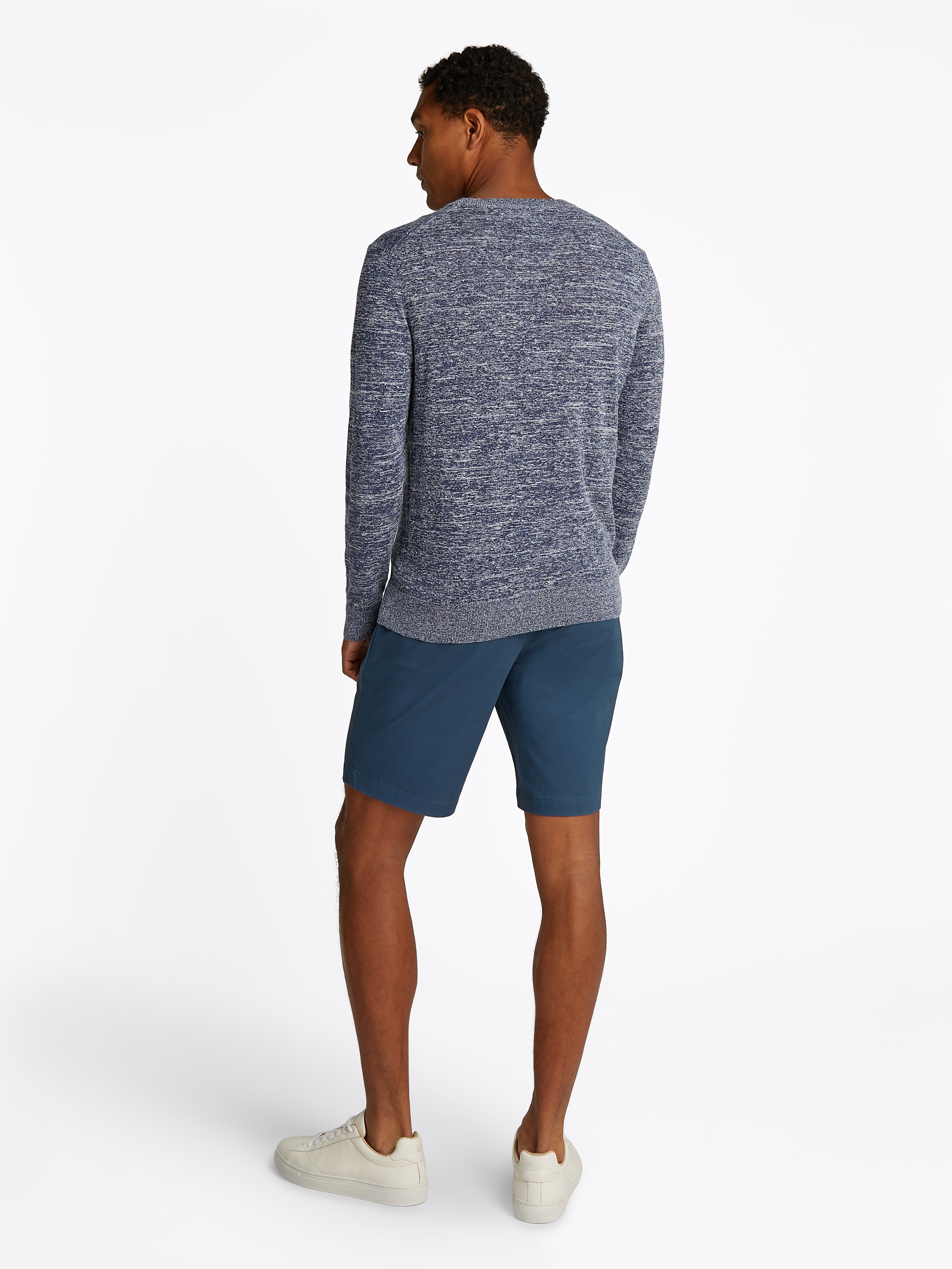Tommy Hilfiger Rundhalspullover »COTTON LINEN CREW NECK«