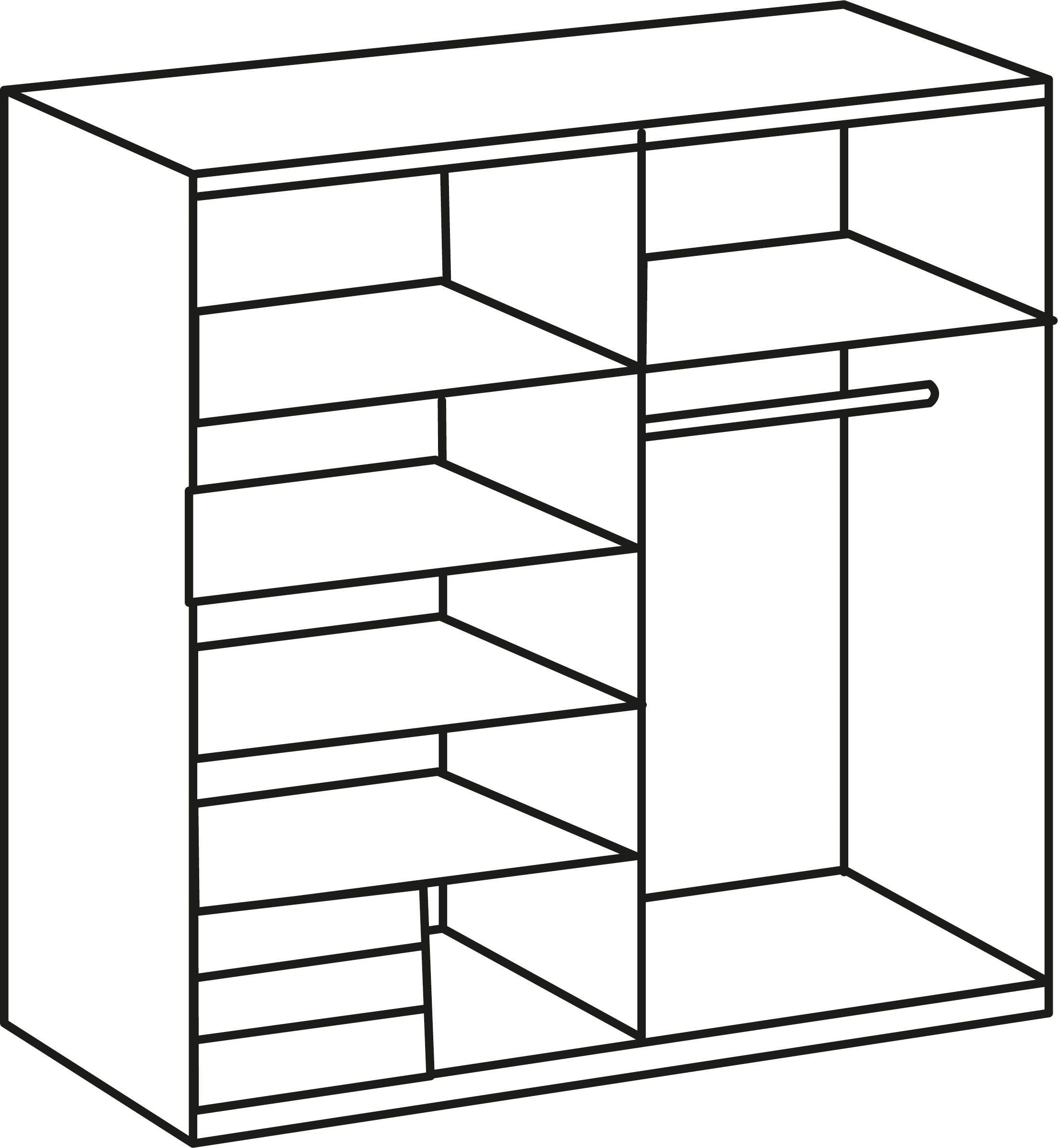 Wimex Schwebetürenschrank »Emden«, Ausführung mit Spiegel auf Raten  bestellen