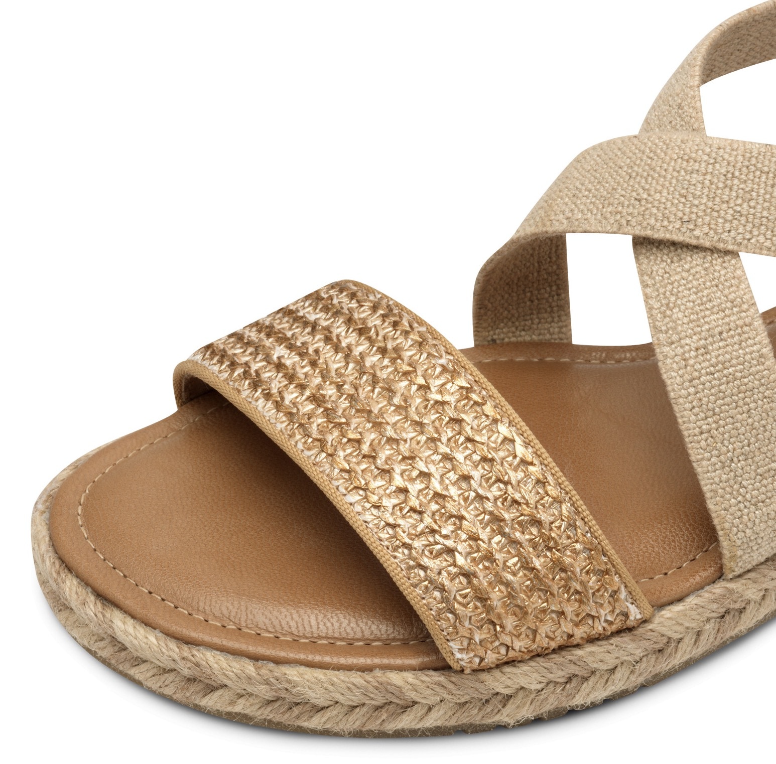 Tamaris Riemchensandale, Plateau, Sandalette, Sommerschuh mit Kontrast-Details