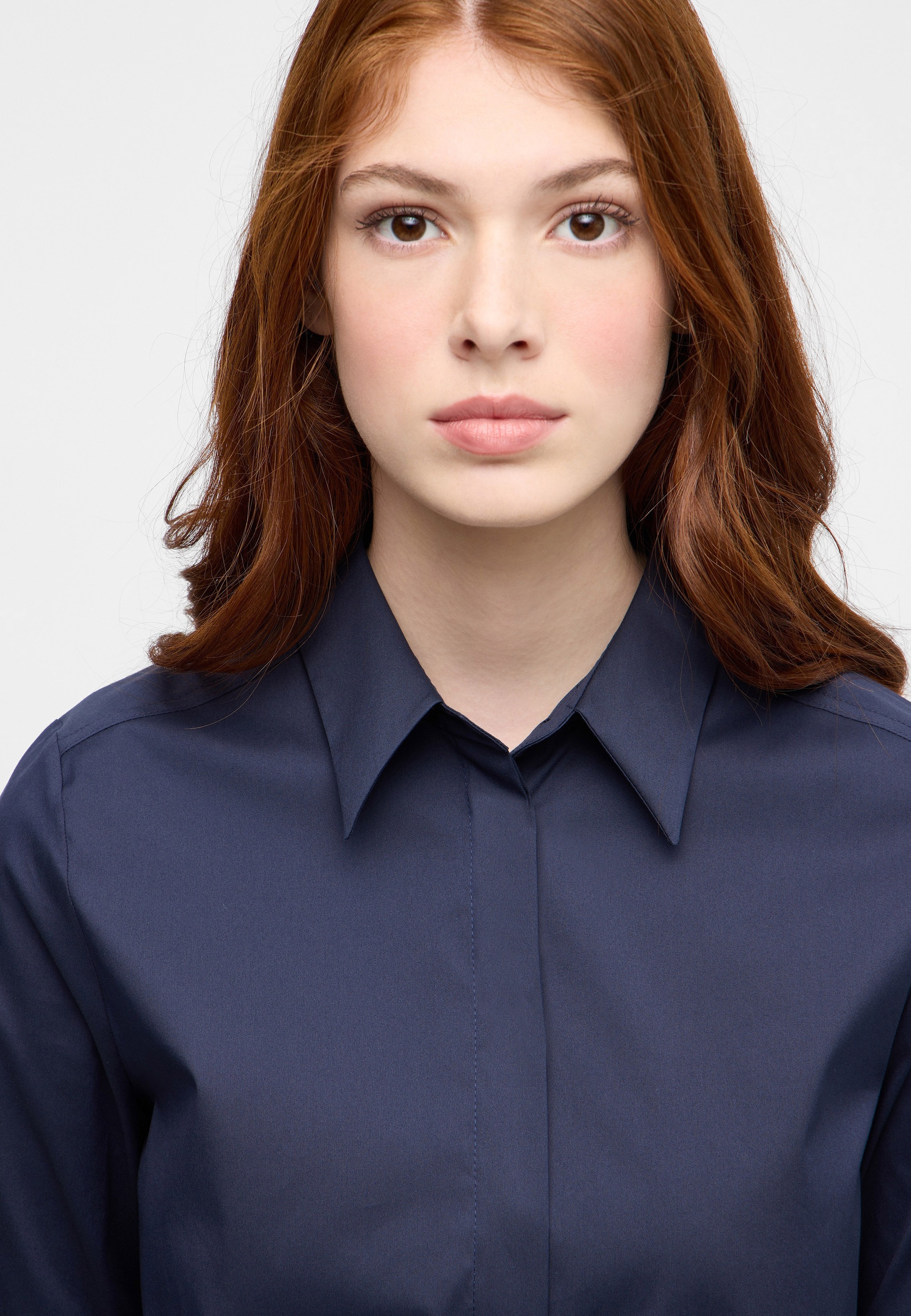 Eterna Hemdbluse »LOOSE FIT« EASY IRON (bügelleicht)