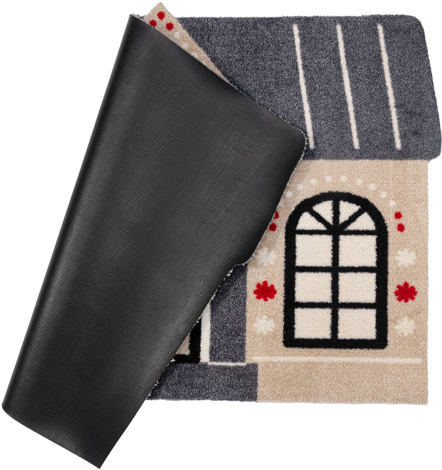 wash+dry by Kleen-Tex Fußmatte »Cozy Cabin«, rechteckig, 9 mm Höhe