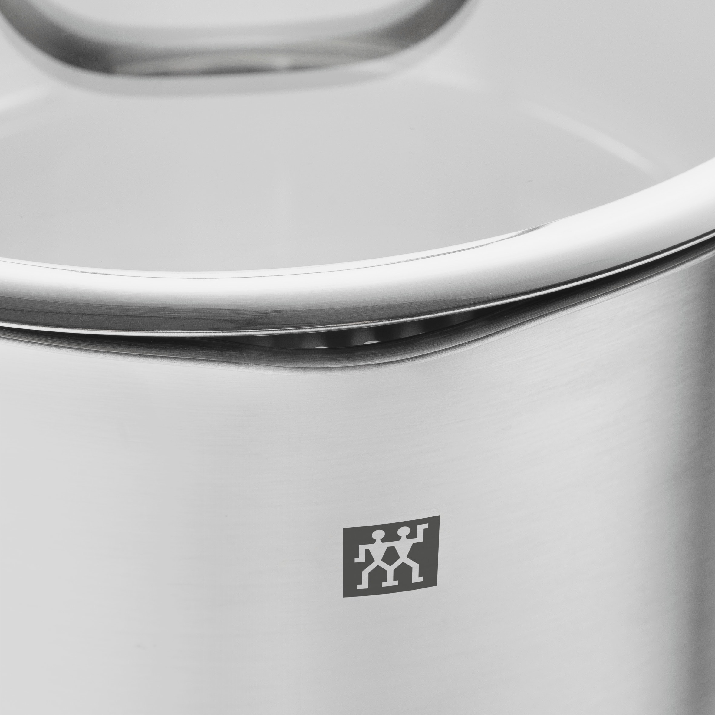 Zwilling Topf-Set »TrueFlow«, Edelstahl, (Set, 4 tlg.), 18/10 Edelstahl, integrierte Siebfunktion, Induktion, 4-tlg.