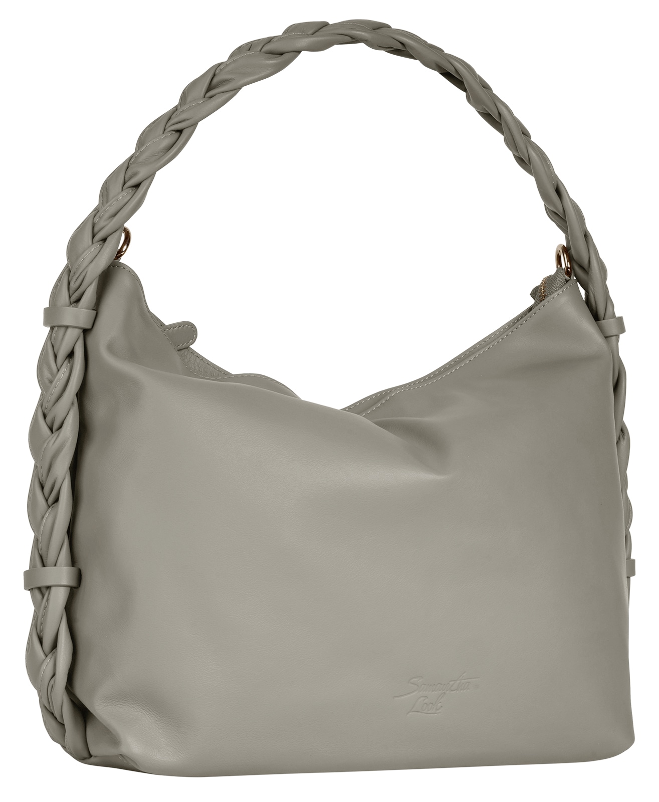 Samantha Look Umhängetasche, echt Leder, Made in Italy