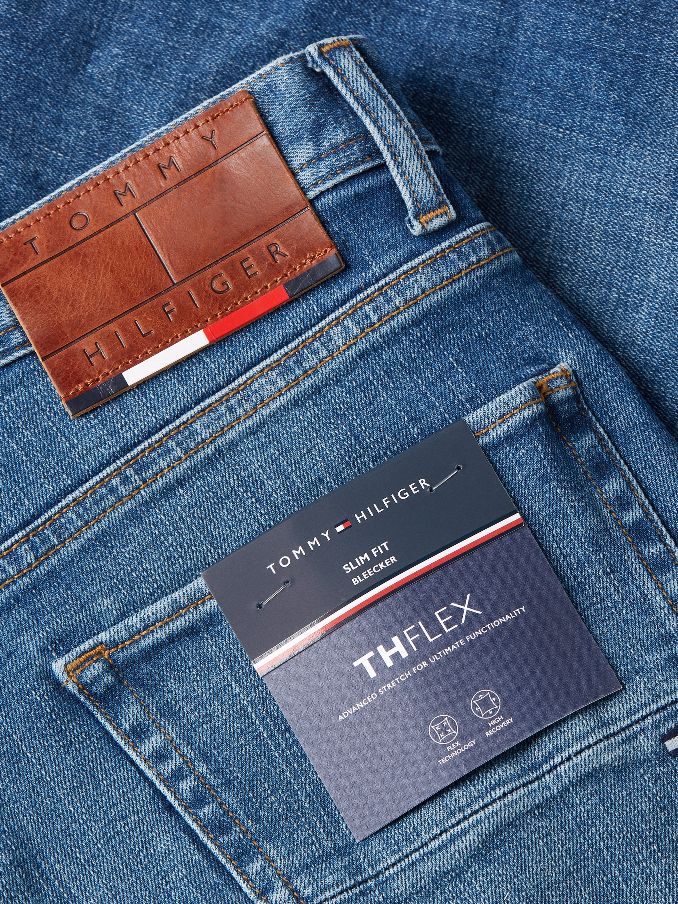 Tommy Hilfiger Slim-fit-Jeans »SLIM BLEECKER PSTR CROW BLACK«