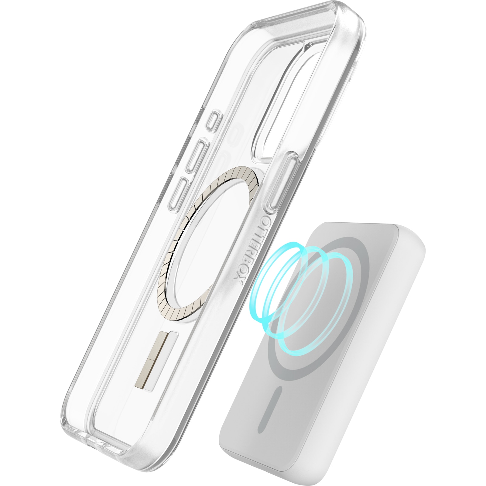 Otterbox Powerbank »Wireless PowerBank für MagSafe 5K MAH (7.5W)« OtterBox Wireless PowerBank -MagSafe 5K MAH (7.5W) USB-C white 5.000 mAh