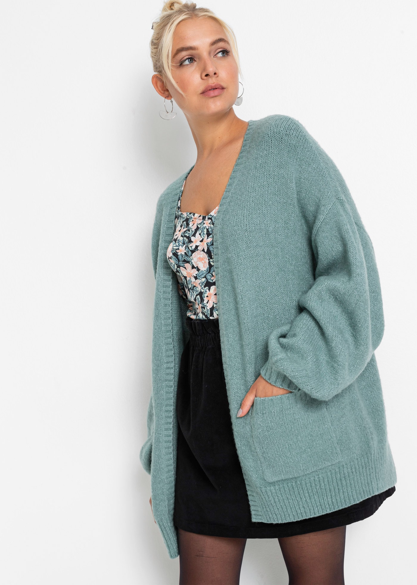 bonprix Strickjacke »Oversize-Strickjacke« Oversize-Strickjacke