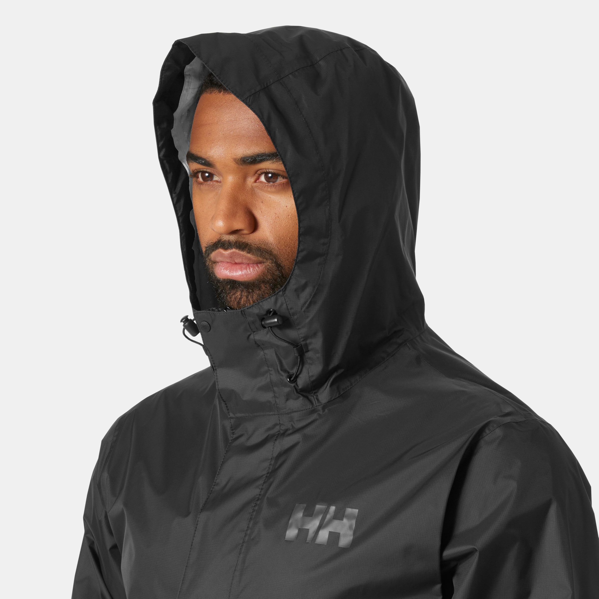 Helly Hansen Regenjacke »LOKE JACKET« mit Kapuze Kapuze mit hohem Kragen, elastischer Kordelzug an Kapuze und Saum