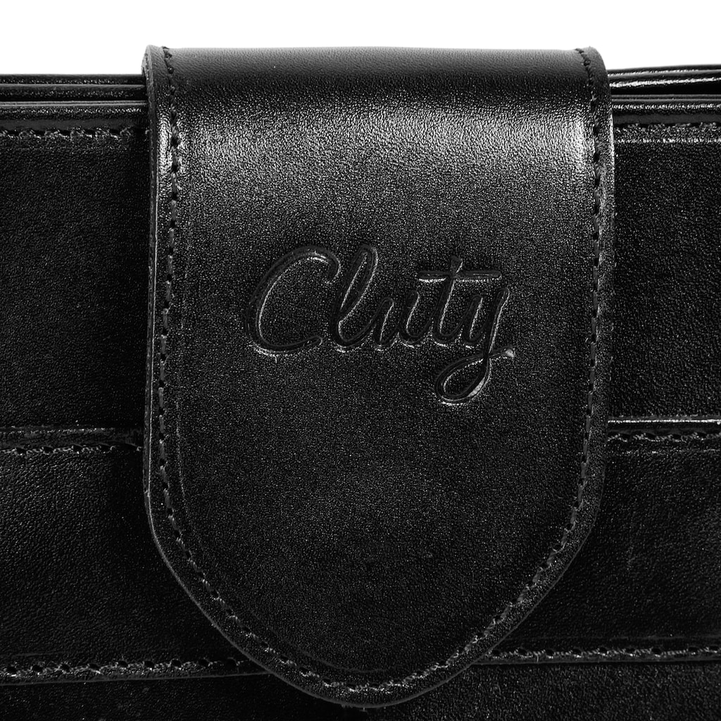 Cluty Henkeltasche, (1 tlg.), echt Leder, Made in Italy