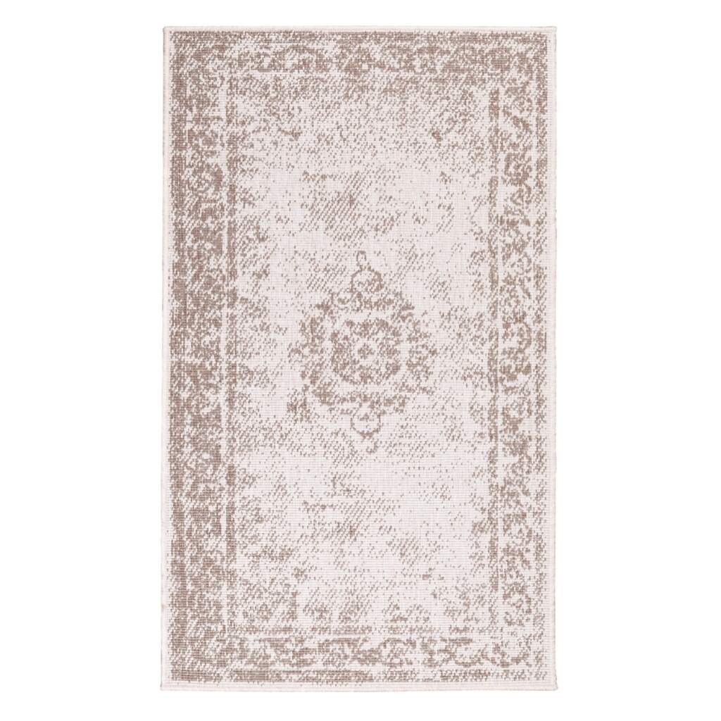 Carpet City Outdoorteppich »DUO RUG 5577«, rechteckig, 5 mm Höhe, Wendeteppich Wetterfest In- & Outdoor, Balkon, Terrasse, Wohnzimmer