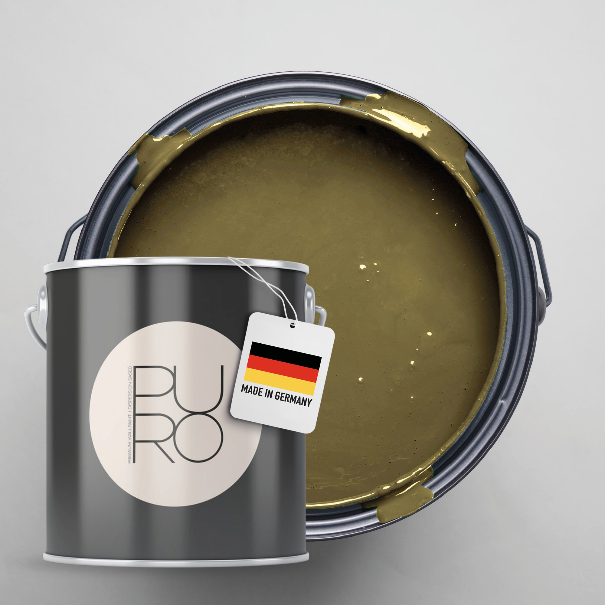 A.S. Création Wandfarbe »Premium Innenwandfarbe PURO Tuchmatt mellow brown« ideal für Wohnzimmer, Schlafzimmer, Flur und Küche, Farbwelt Braun