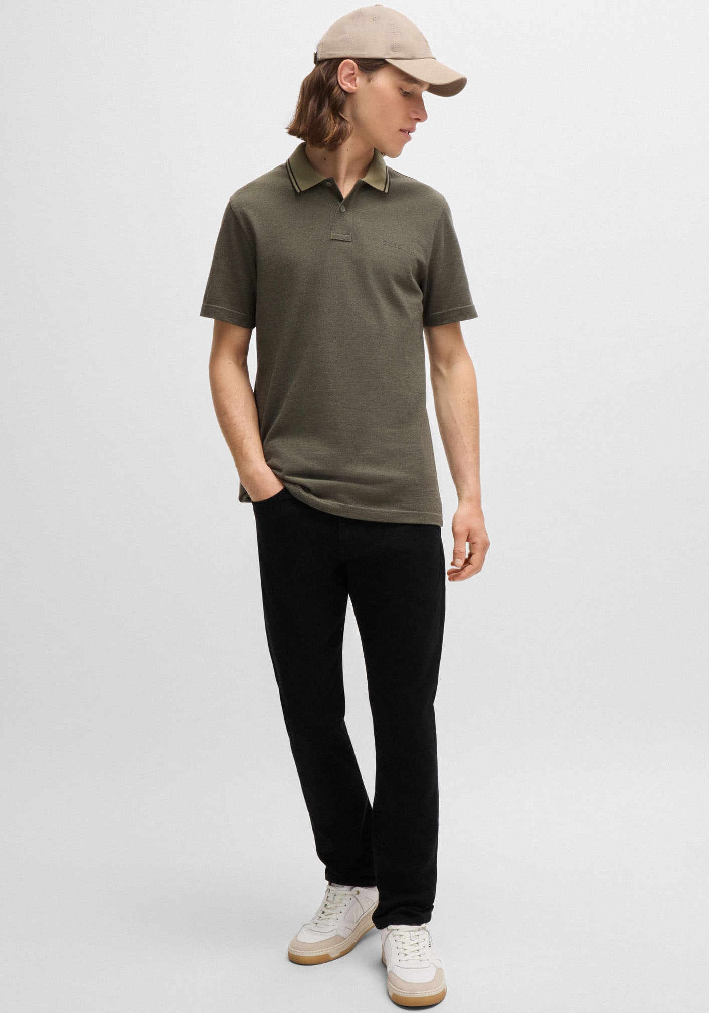 BOSS ORANGE Slim-fit-Jeans »DELAWARE BO«, mit normaler Bundhöhe