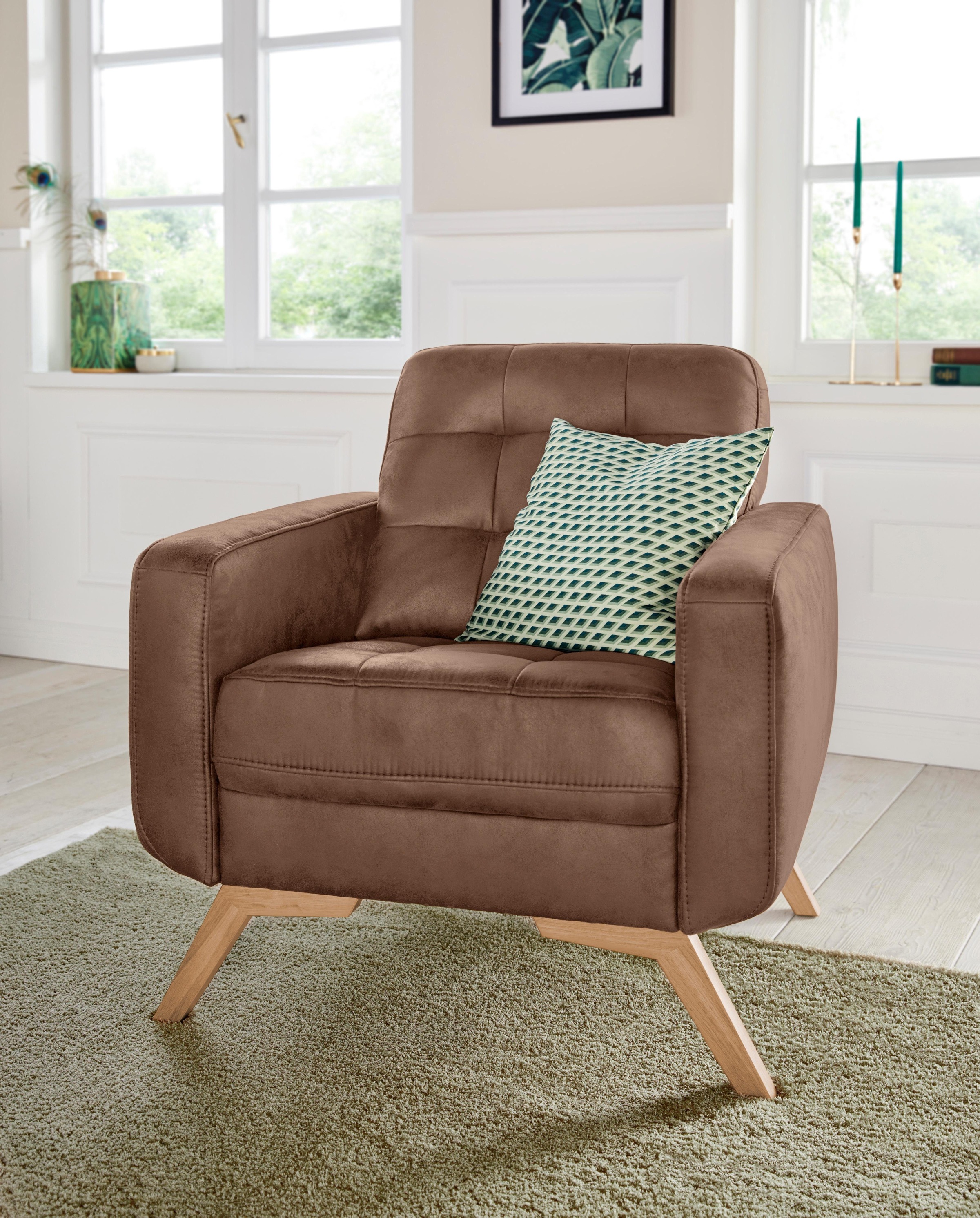 exxpo - sofa fashion Sessel »Fiord, Loungesessel«, aktuelles Design, tolle günstig online kaufen