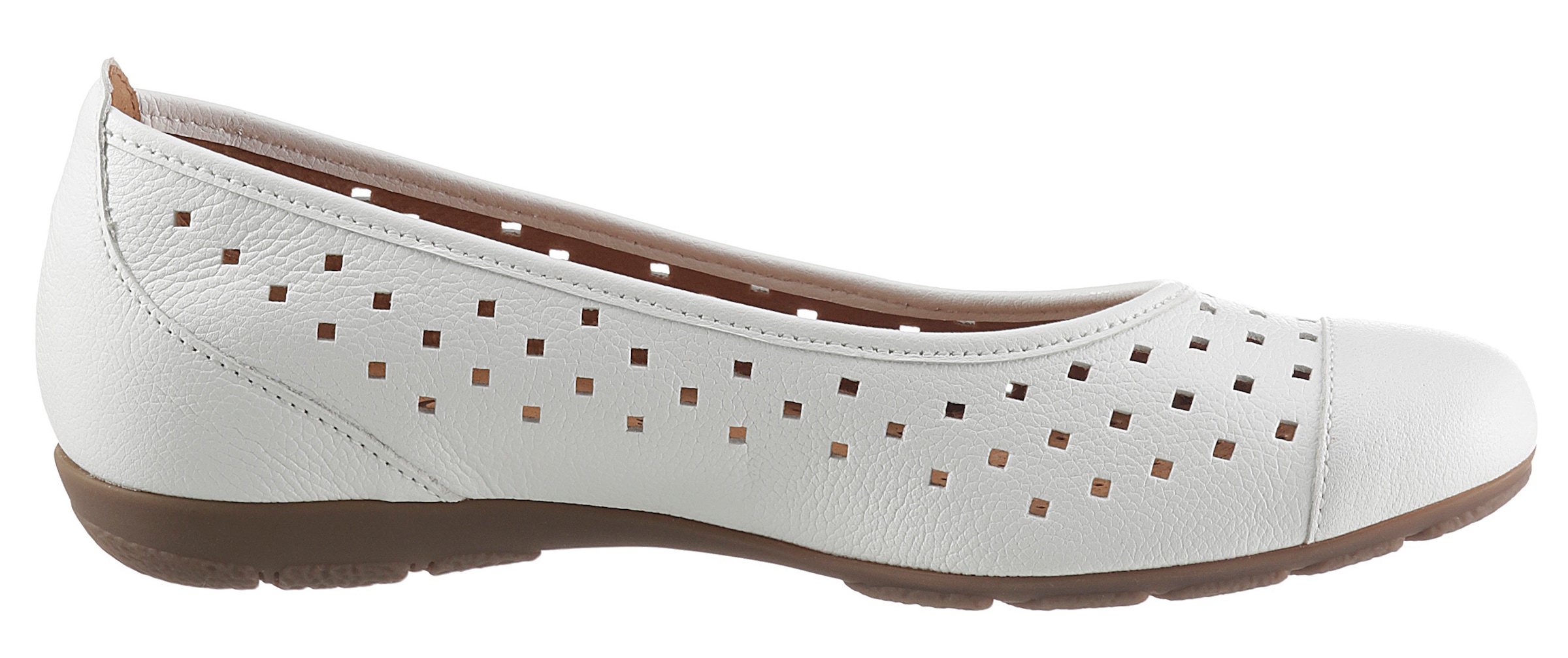 Gabor Ballerina, Slipper, Freizeitschuh, Halbschuh mit luftigem Lochmuster