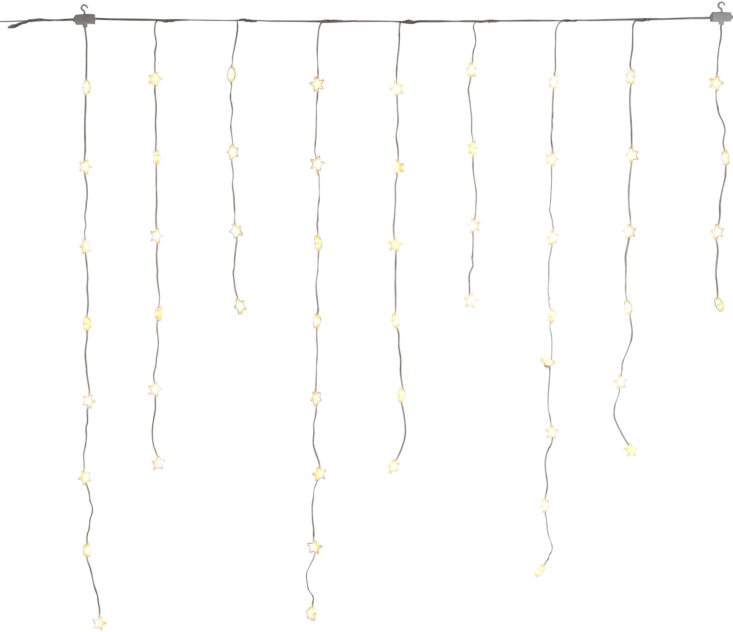 AM Design Lichtervorhang »Weihnachtsdeko aussen«, 108 St.-flammig, 5m Anlau günstig online kaufen