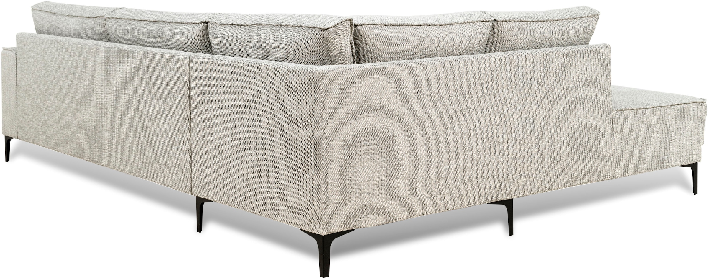 Places of Style Ecksofa Oland, L-Form, inkl. Rückenkissen, hochwertige Verarbeitung