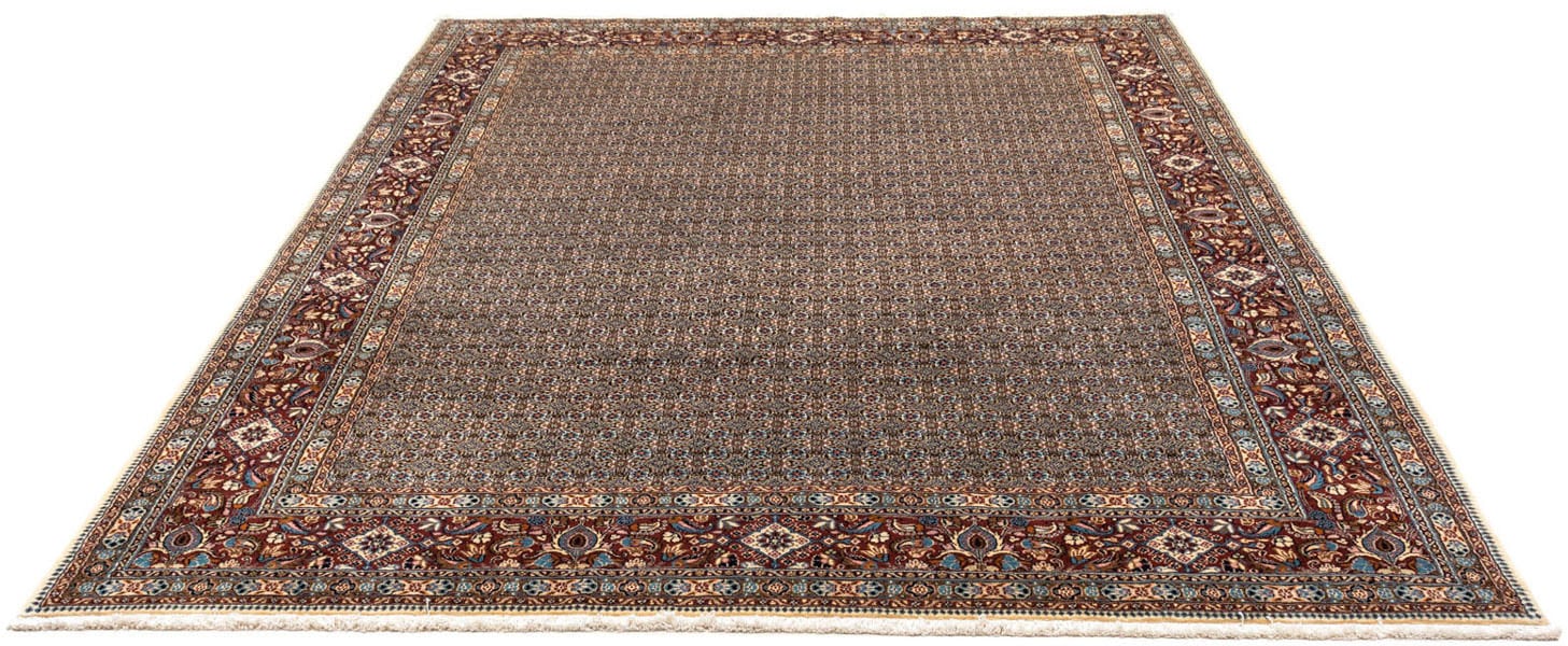 morgenland Wollteppich »Abadeh Medaillon Blu scuro 151 x 99 cm«, rechteckig günstig online kaufen