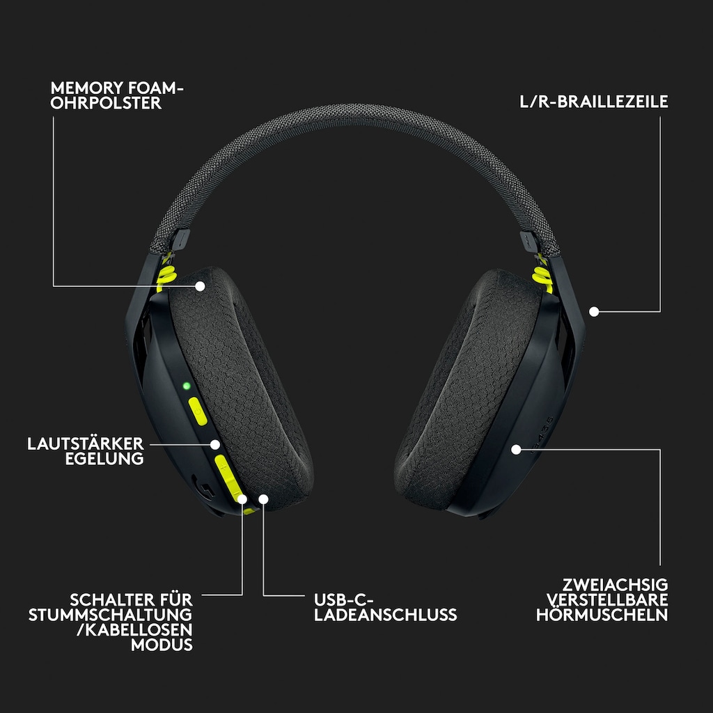 Logitech G Wireless-Headset »G435 LIGHTSPEED«