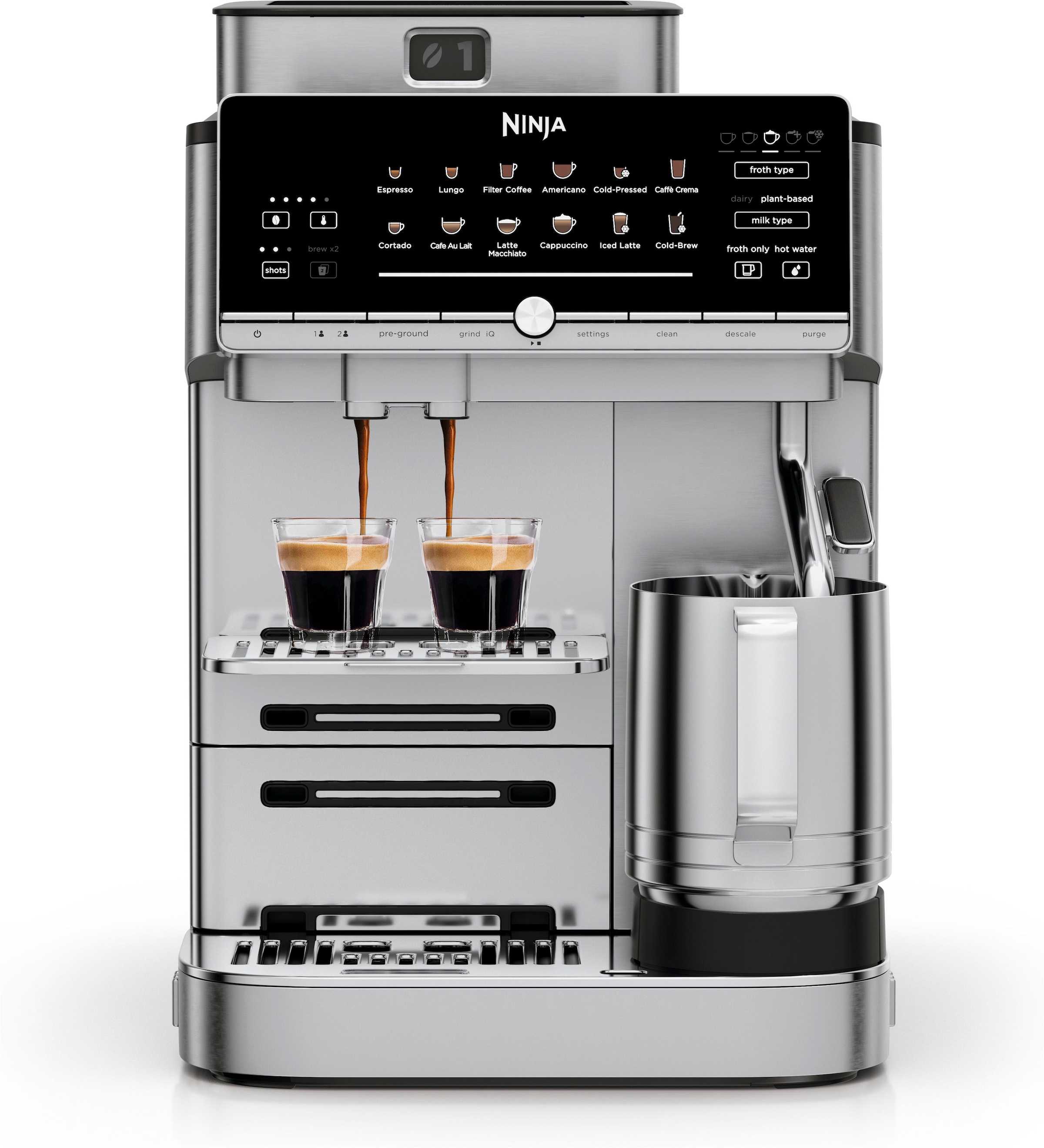 NINJA Kaffeevollautomat »AutoBarista Pro Kaffeemaschine AE1051EU« 2 individuelle Benutzerprofile für Getränke
