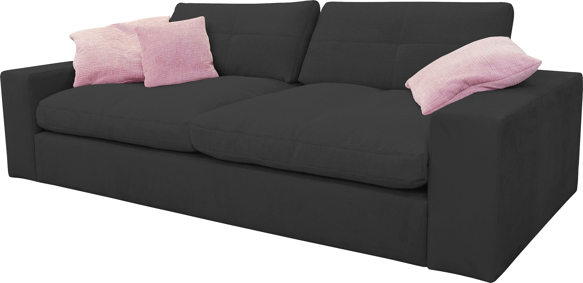 alina Big-Sofa »Sandy«, in Cord, mit losen Sitz und Rückenkissen