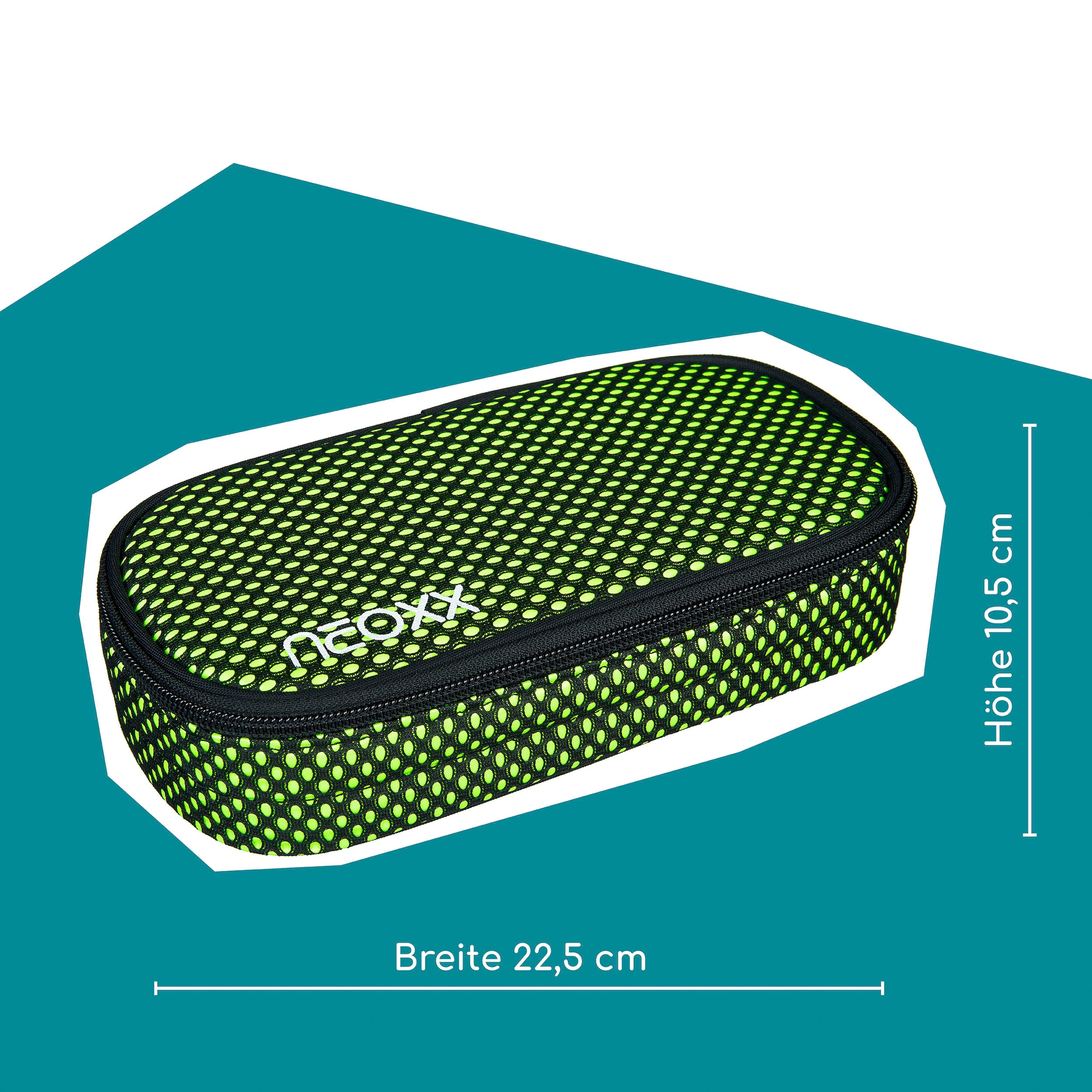 neoxx Schreibgeräteetui »Schlamperbox, Jump, Pixel my mind« teilweise aus recyceltem Material
