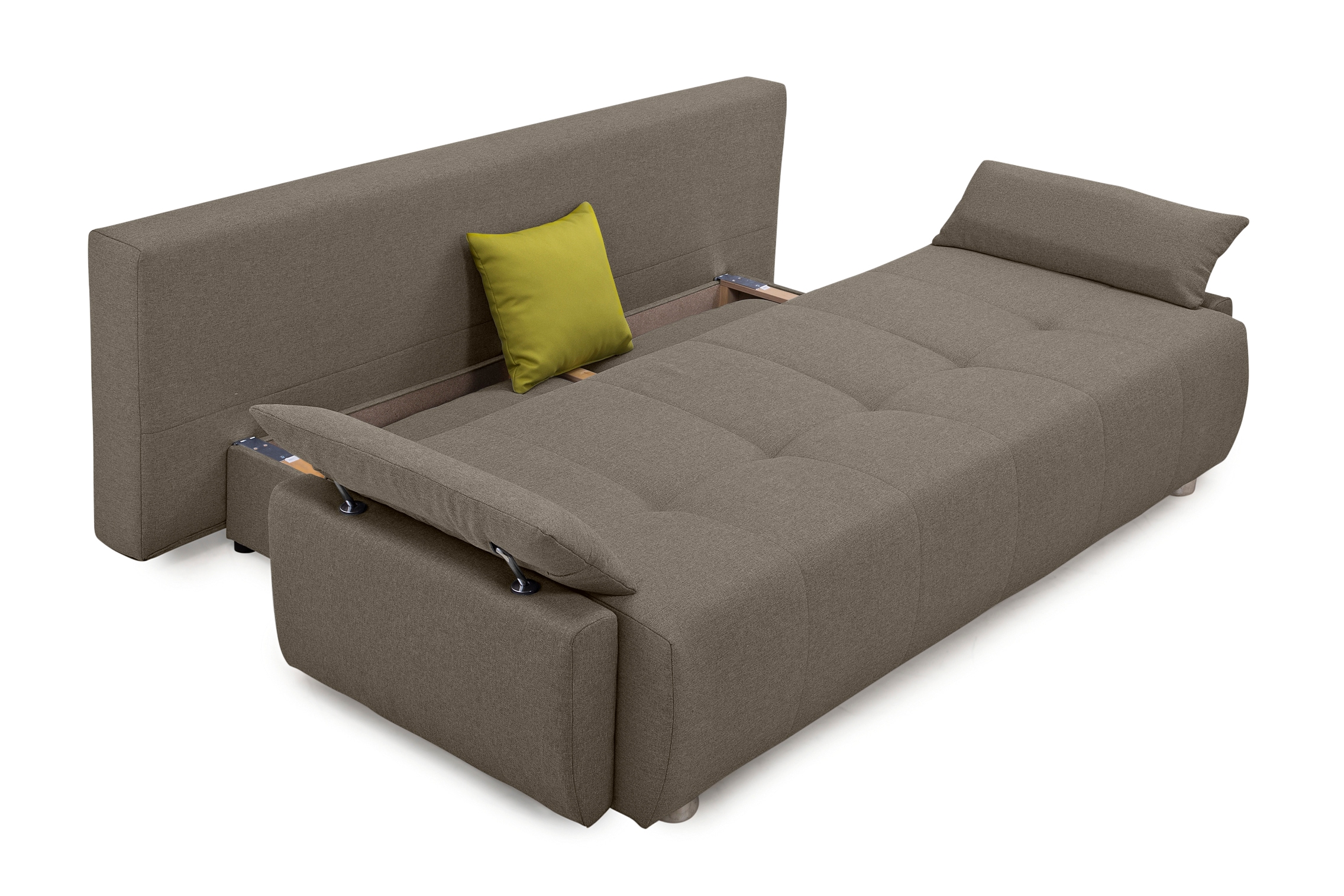 COLLECTION AB Schlafsofa »Funtastic«, mit Federkern, Bettfunktion, inklusive 2 Rücken- und 1 Zierkissen