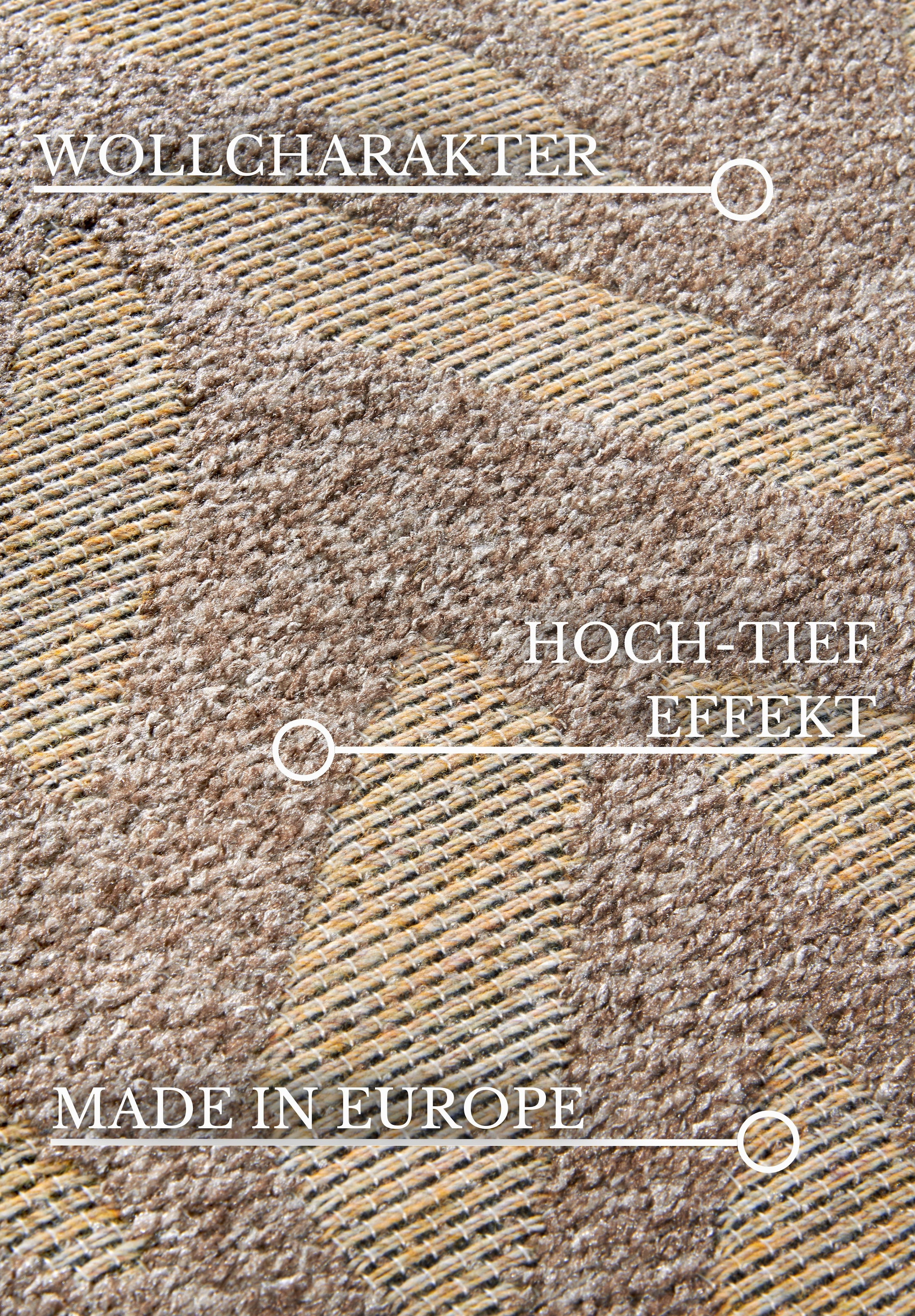 Villeroy & Boch Outdoorteppich »Georgette«, rechteckig, 4 mm Höhe, In-& Outdoor, Flachgewebe, wetterfest, Terrasse, Balkon, modern, Trend