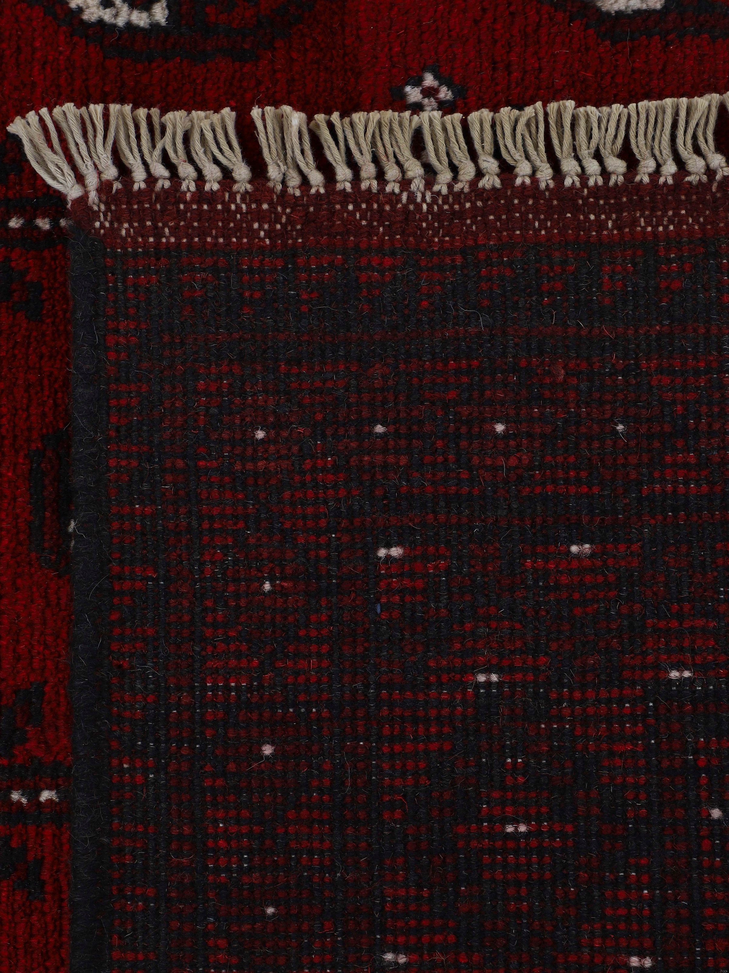 Woven Arts Orientteppich »Afghan Akhche Bokhara«, rechteckig, 8 mm Höhe, reine Schurwolle für ein warmes Raumklima, handgearbeitet