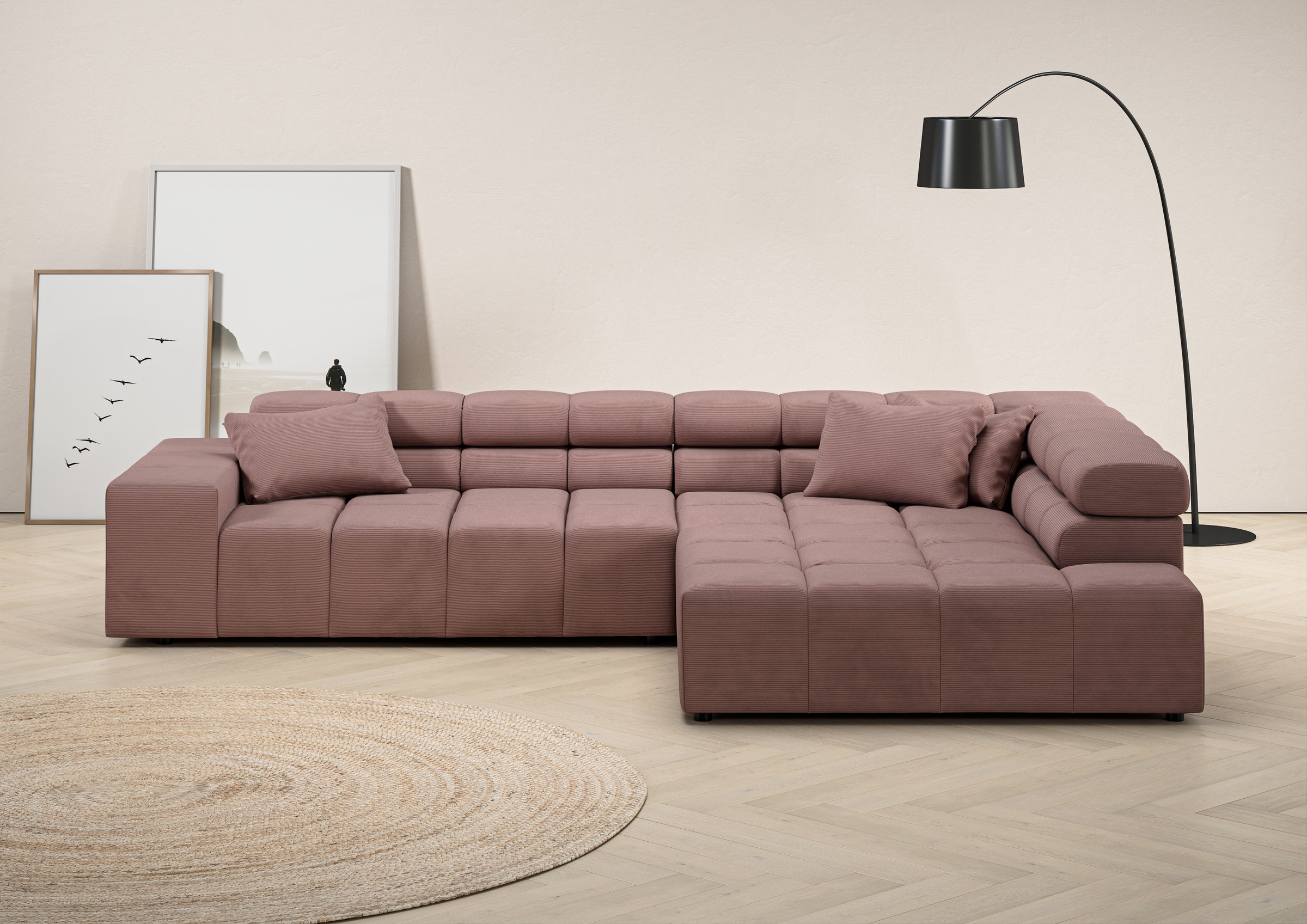 INOSIGN Ecksofa »Ancona incl. Kopfteilverstellung, OTTOs Choice, Breite 319 günstig online kaufen