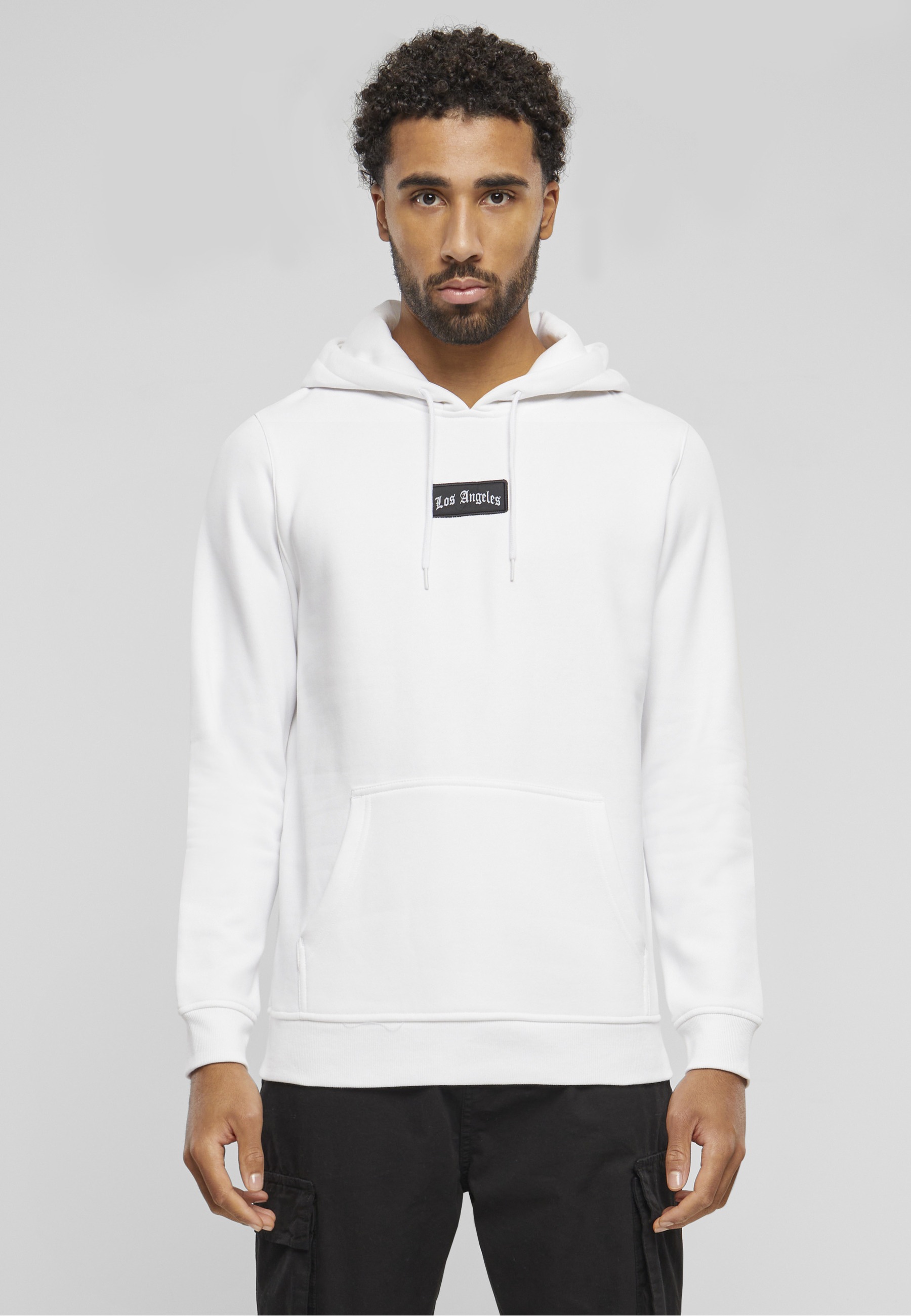 MisterTee Kapuzenpullover »MisterTee Herren LA Sketch Patch Hoody« 1 Stk.